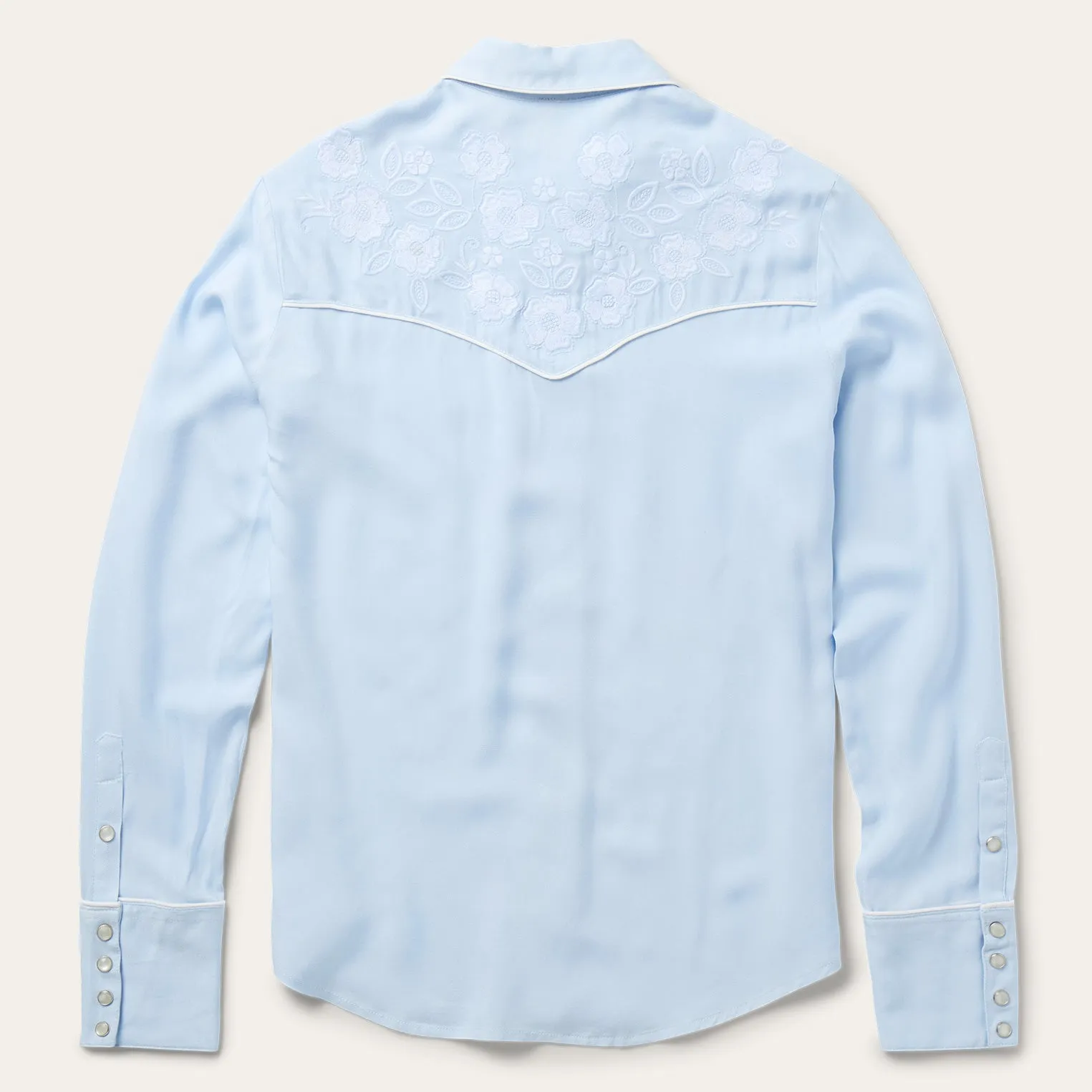 Embroidered Retro Western Shirt -STETSON