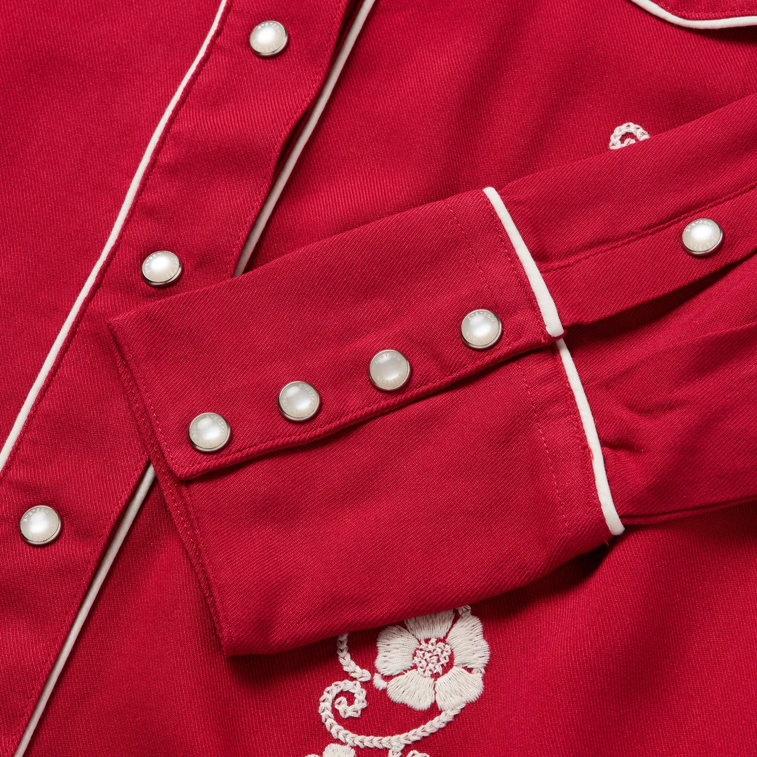 Embroidered Retro Western Shirt -STETSON
