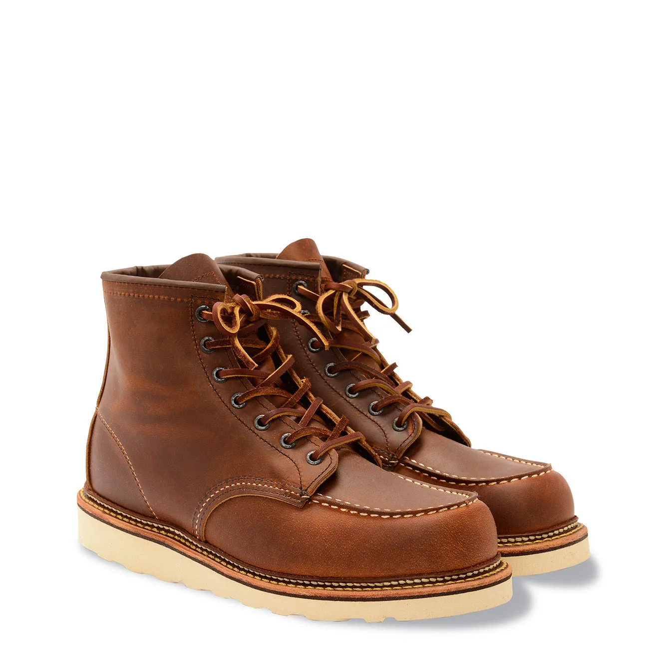 Exclusive Red Wing Classic 6 Inch Moc Toe Boots Copper Rough and Tough  Limited Stock!