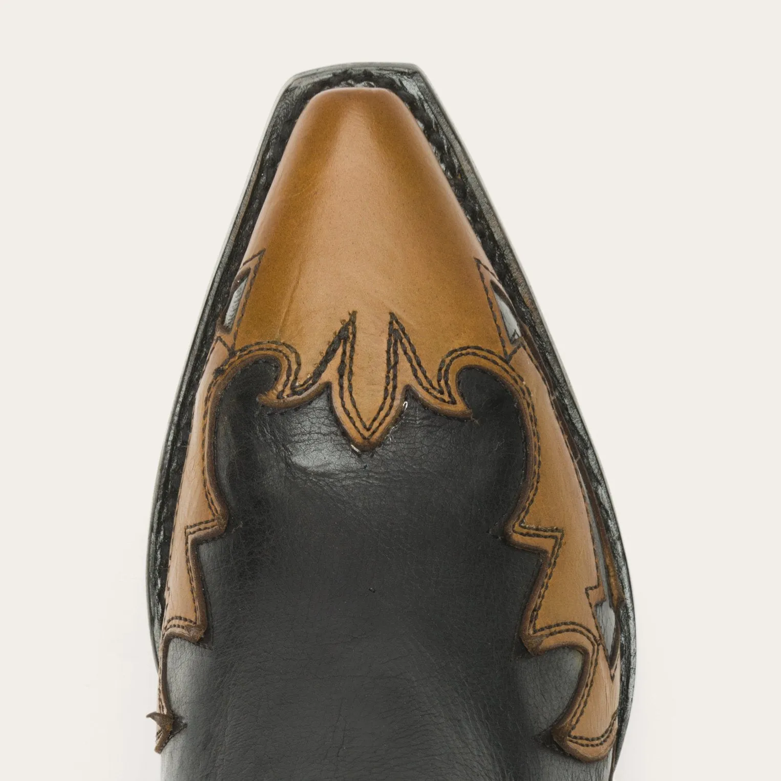Faye Cowgirl & Horse Underlay Leather Boot -STETSON