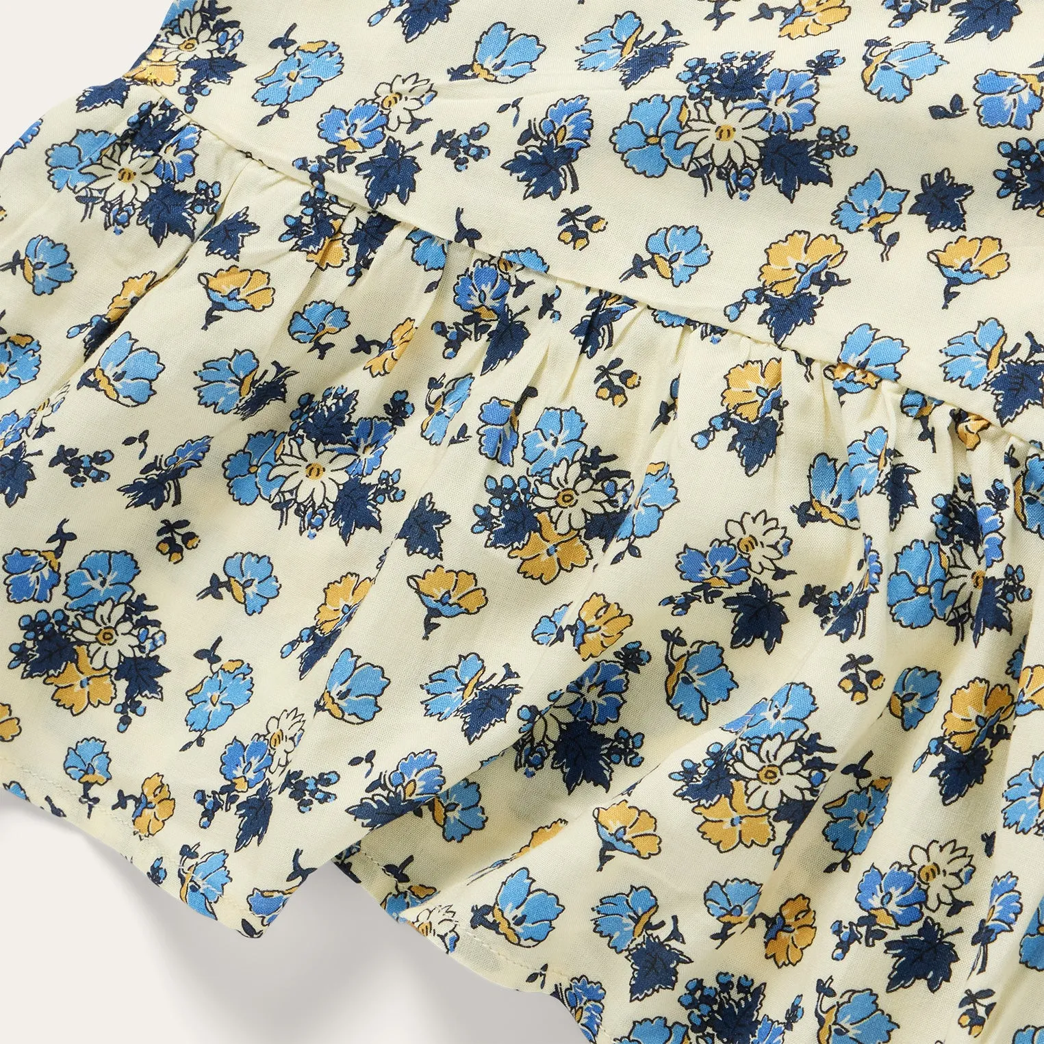 Field Flowers Print Peasant Dress -STETSON