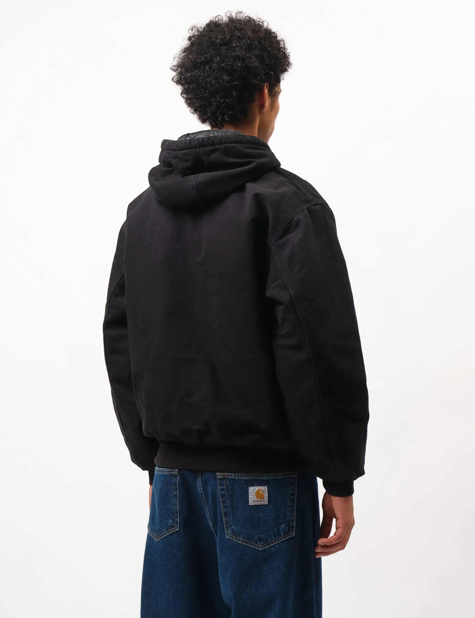 Final Few Carhartt-WIP OG Active Jacket (Winter) - Black Aged  Limited Stock!