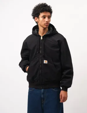 Final Few Carhartt-WIP OG Active Jacket (Winter) - Black Aged  Limited Stock!
