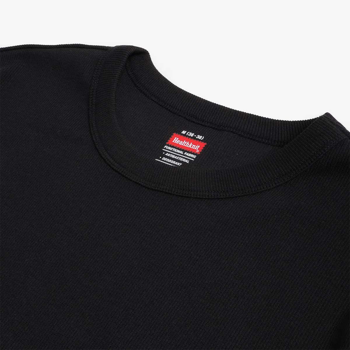 Final Few Healthknit Heavyweight Rib Crew T-Shirt  Going Fast!