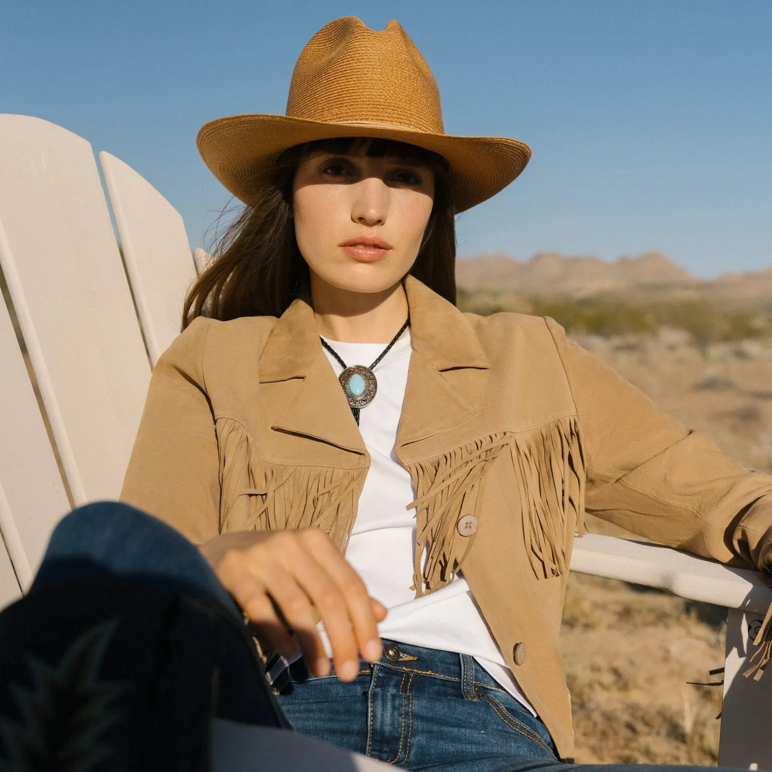 Fringe Suede Jacket -STETSON