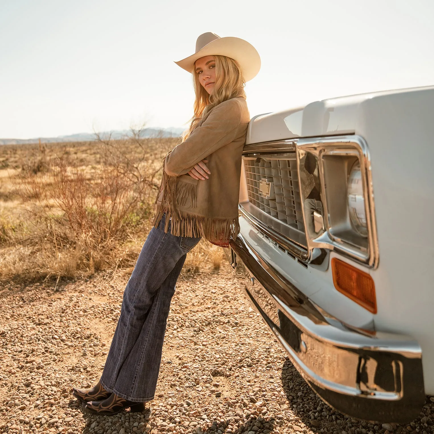 Fringe Suede Jacket -STETSON