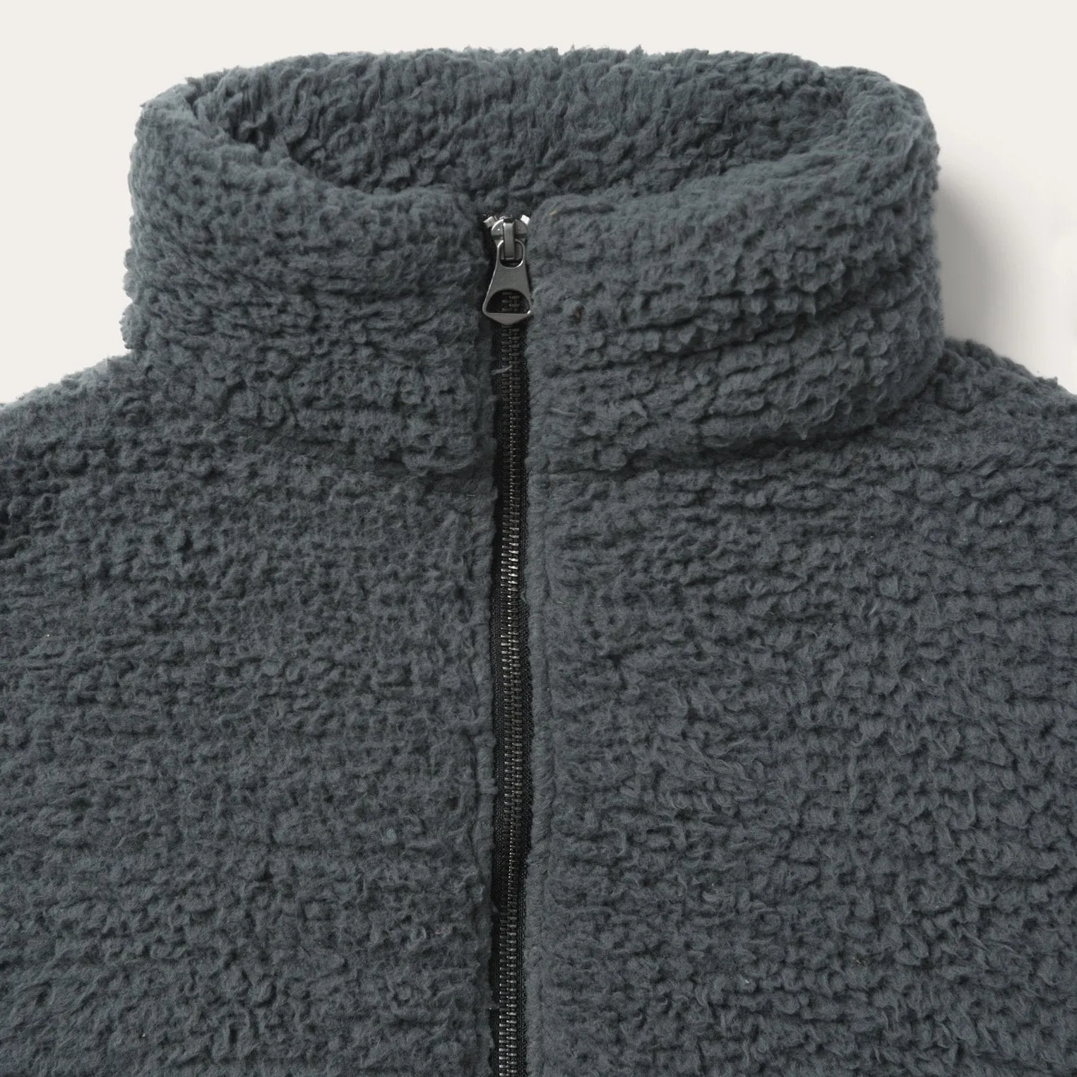 Fuzzy Teddy Bear Fleece Jacket -STETSON