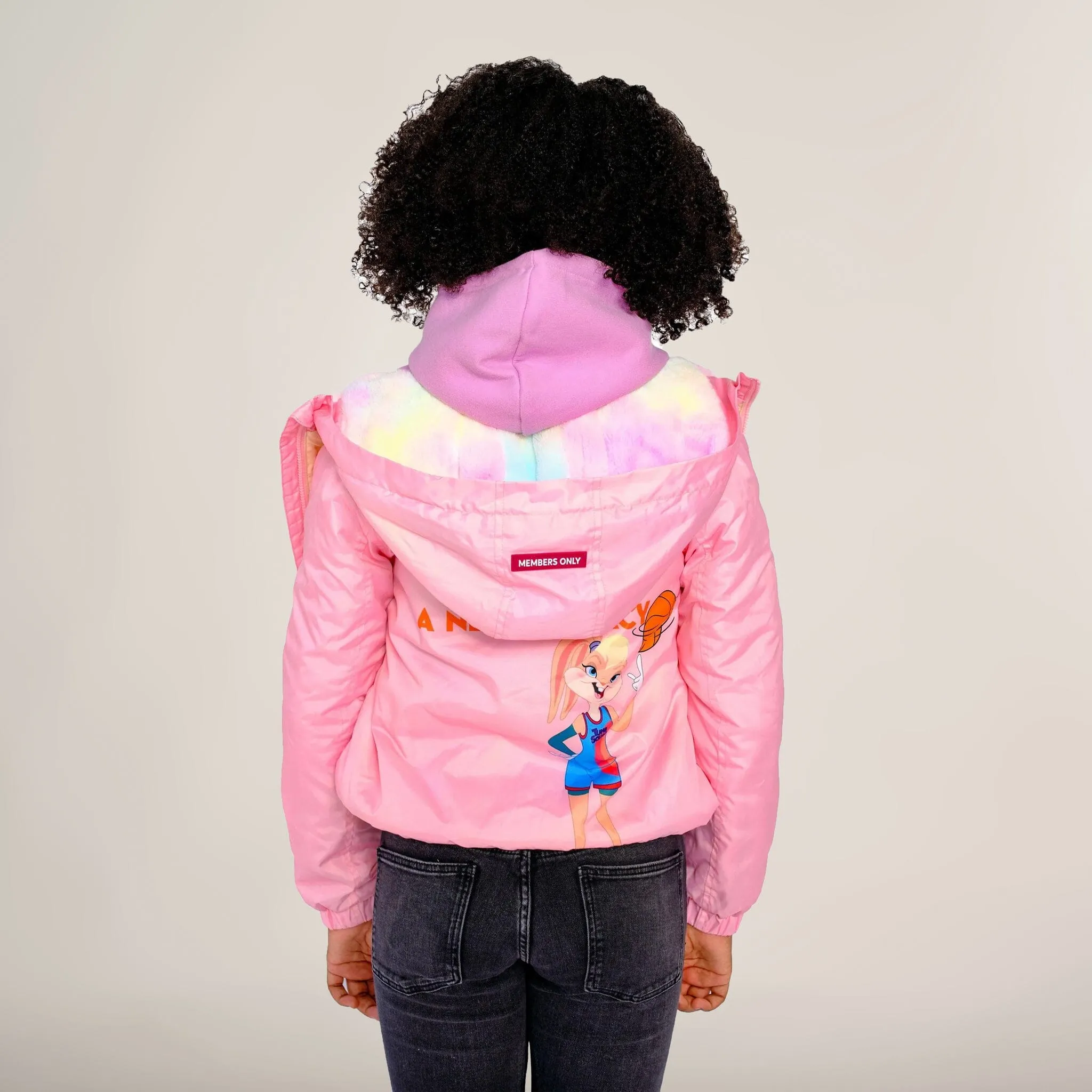Girl's Midweight with Fur Lining Jacket