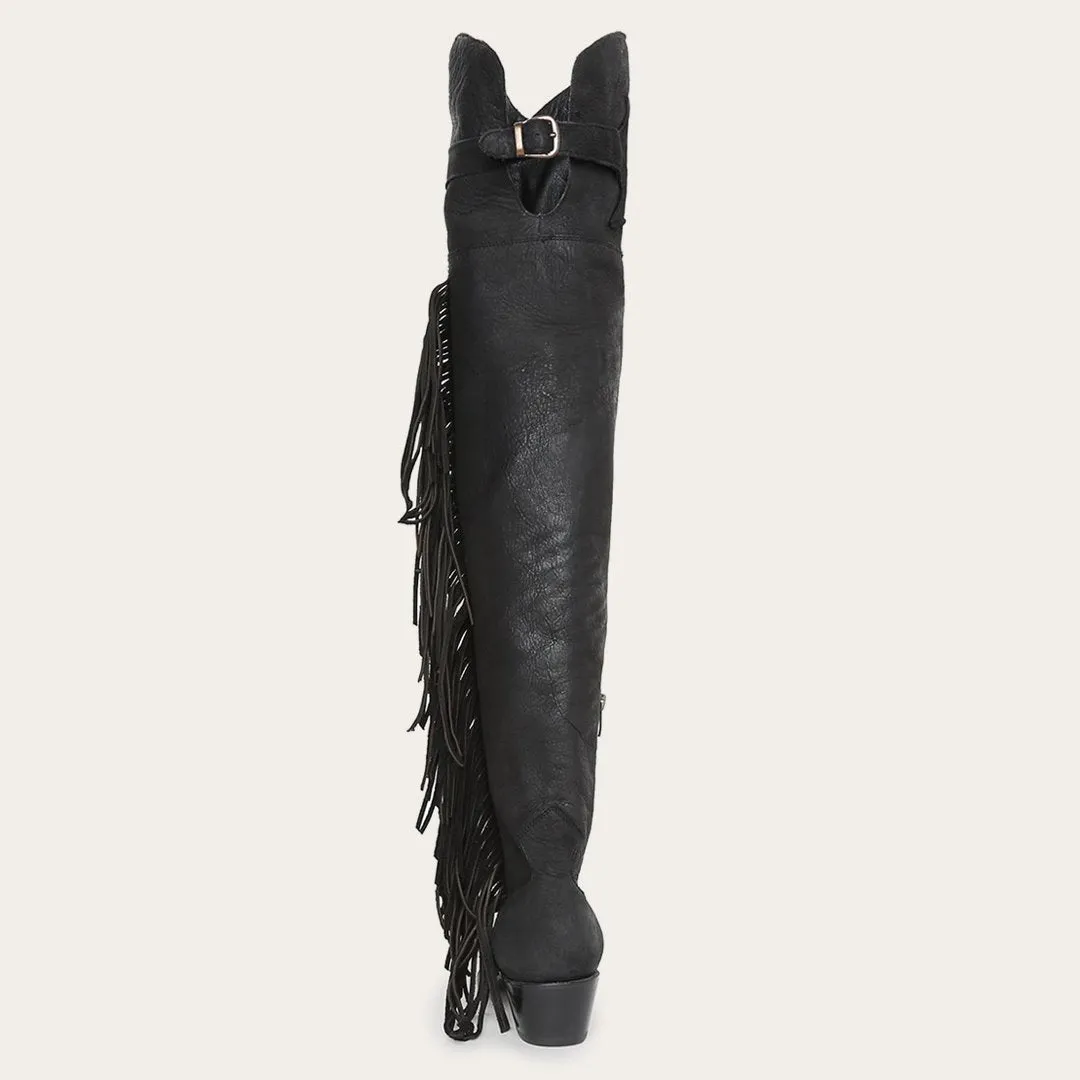 Glam Over-The-Knee Fringe Boot -STETSON
