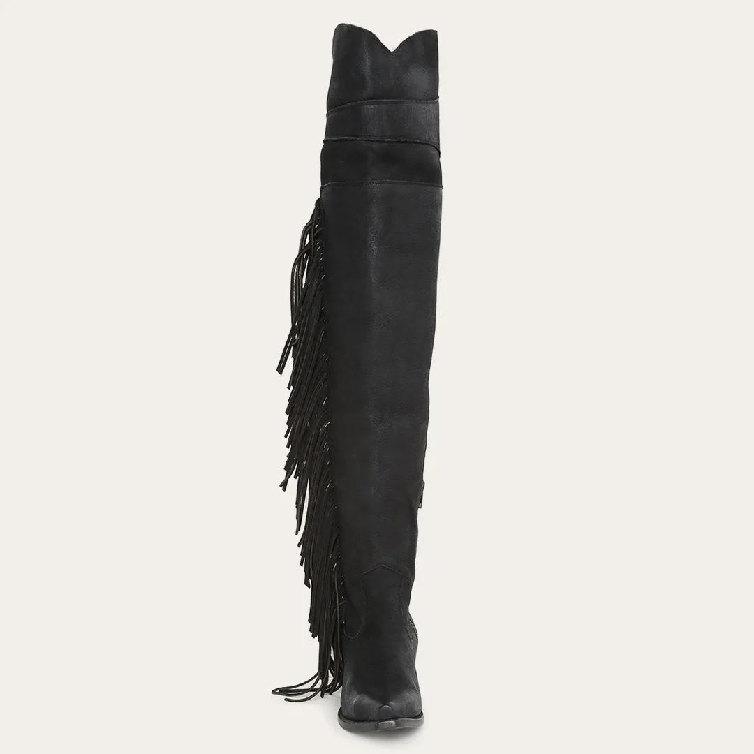 Glam Over-The-Knee Fringe Boot -STETSON
