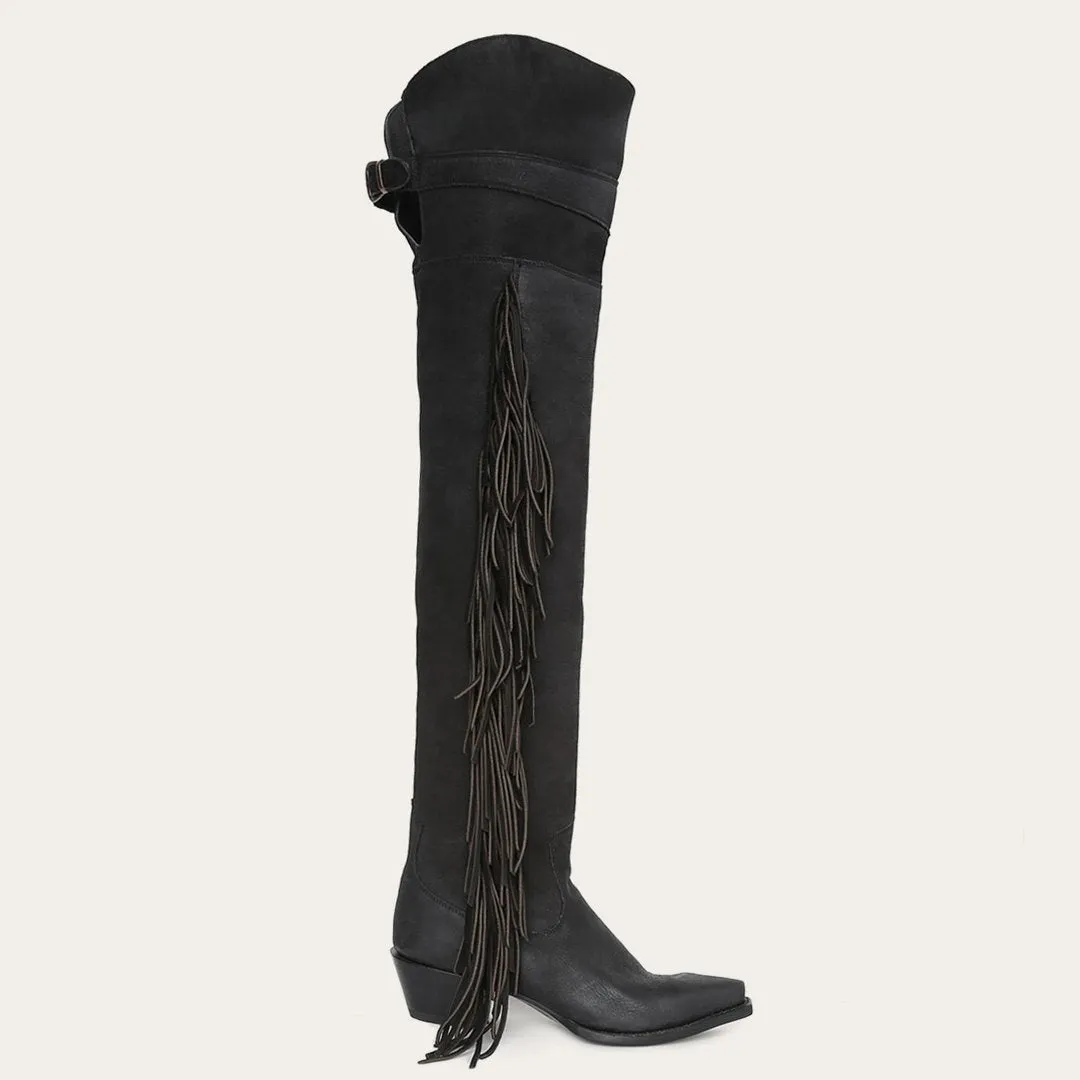 Glam Over-The-Knee Fringe Boot -STETSON