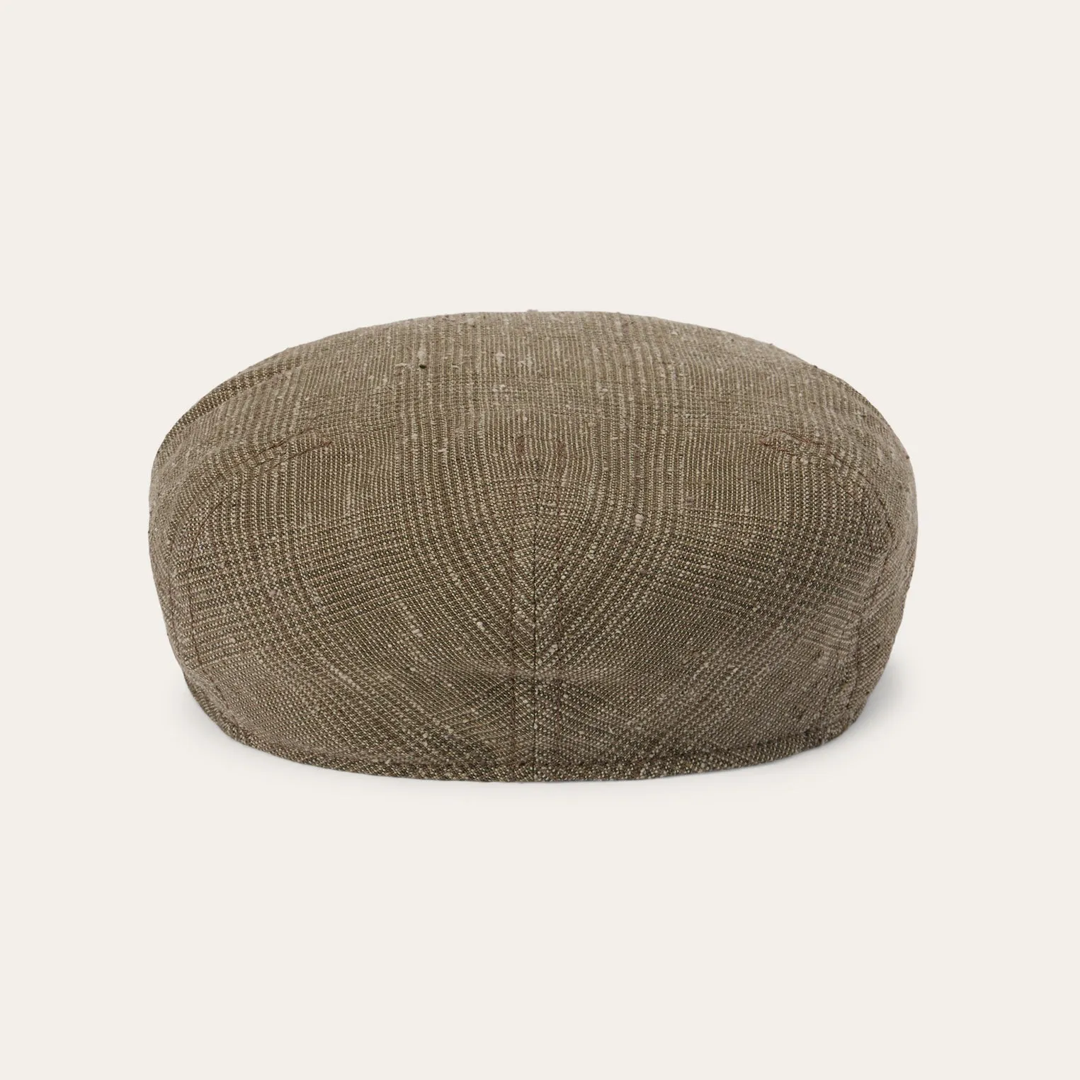 Glen Check Linen/Silk Kent Cap -STETSON