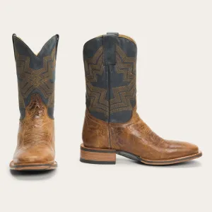 Goddard Burnished Blue & Brown Leather Boot -STETSON