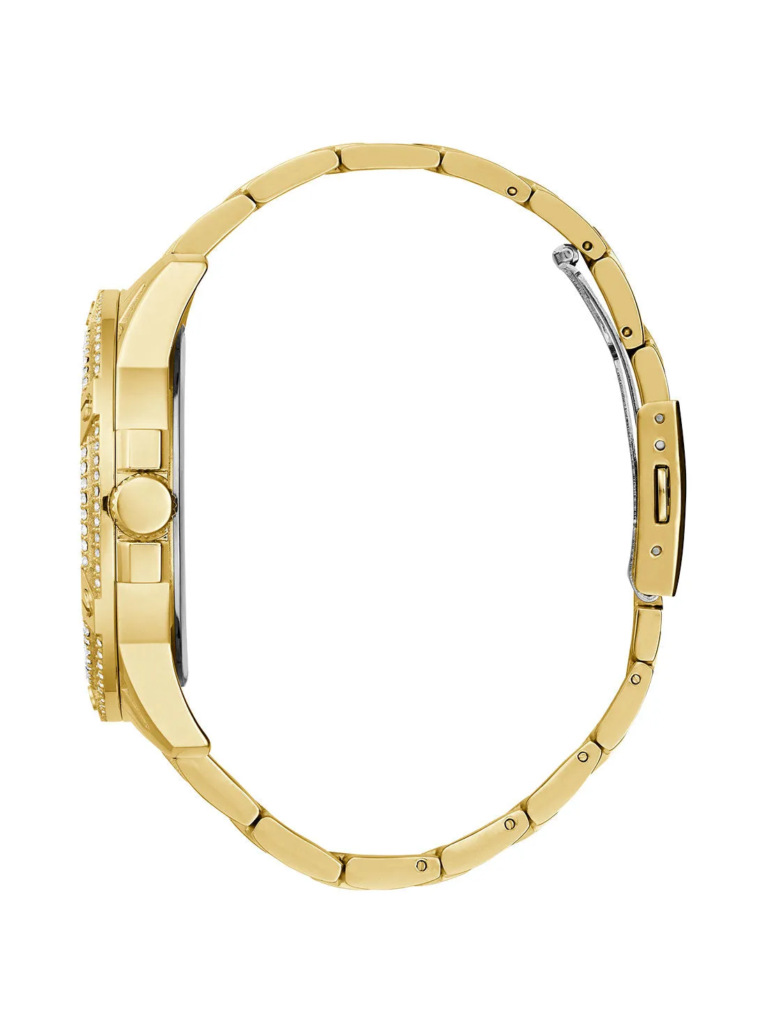 Gold King Crystal Watch Guess