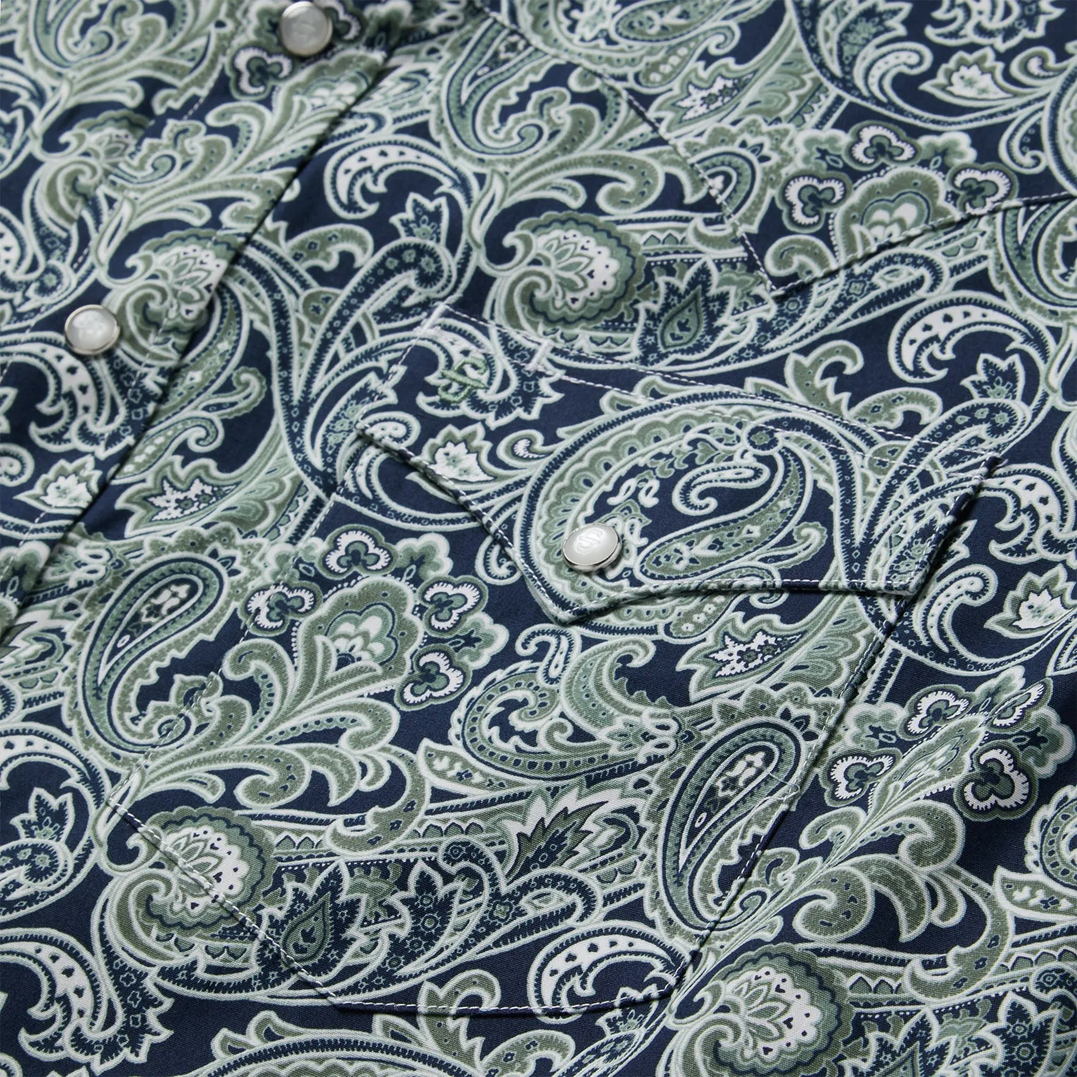 Greenspring Paisley Print Western Shirt -STETSON