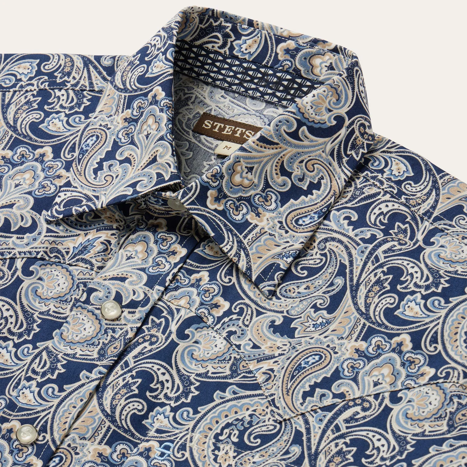 Greenspring Paisley Short Sleeve Western Shirt -STETSON