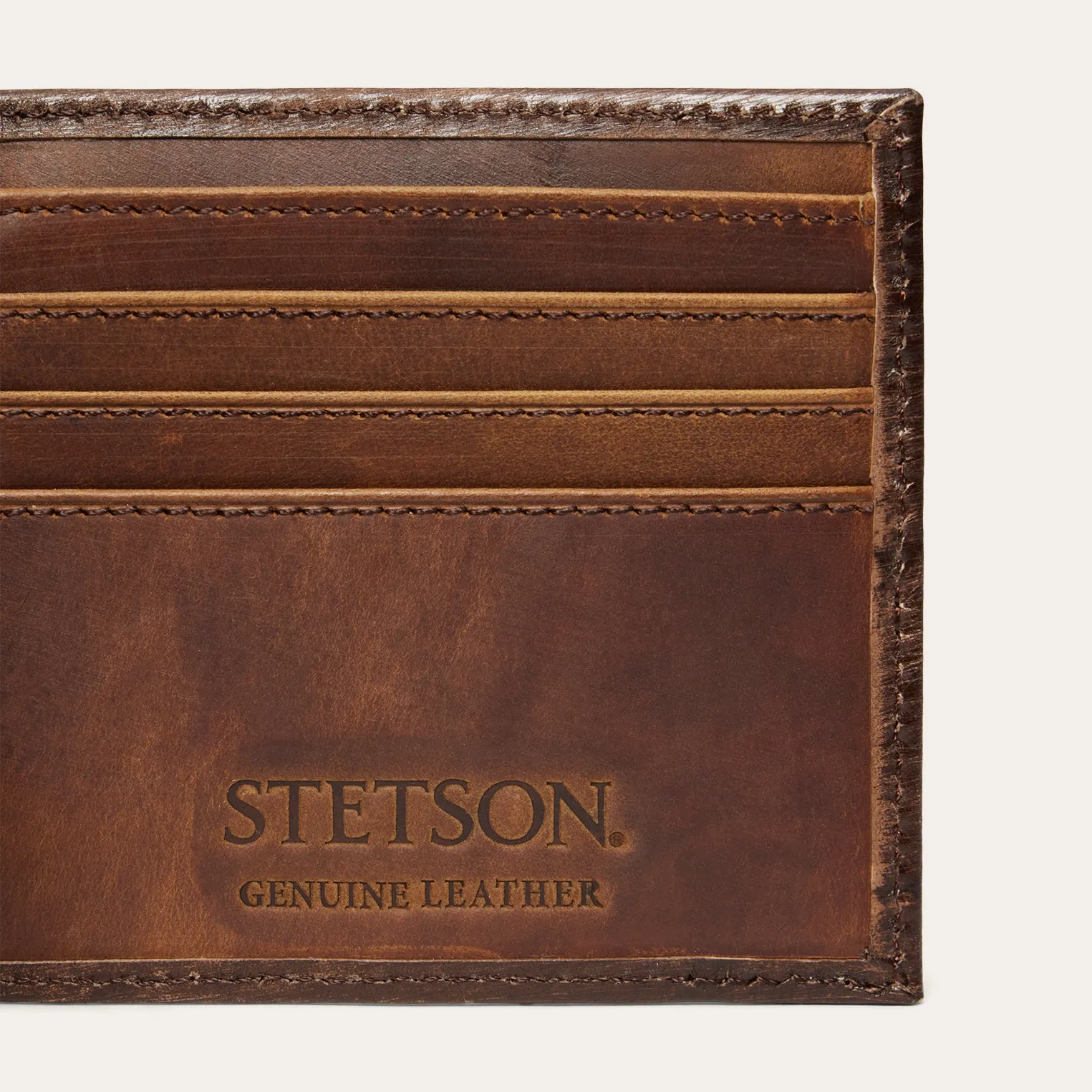 Hair-On-Hide Concho Bi-Fold Wallet -STETSON