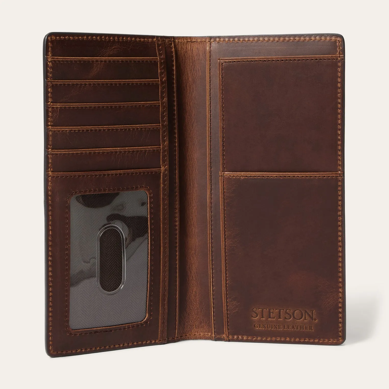 Hair-On-Hide Concho Checkbook -STETSON