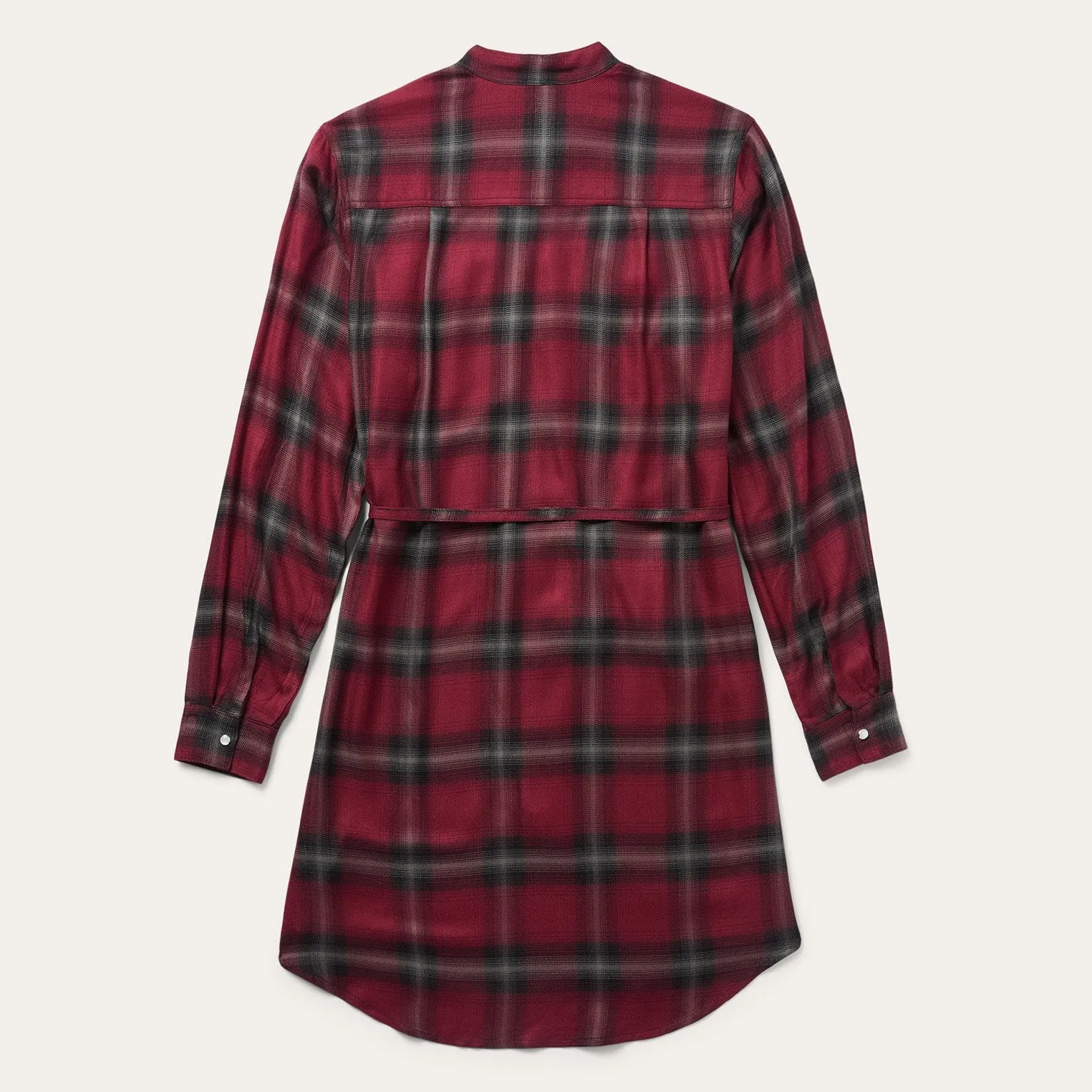 Harvest Plaid Tie Dress -STETSON
