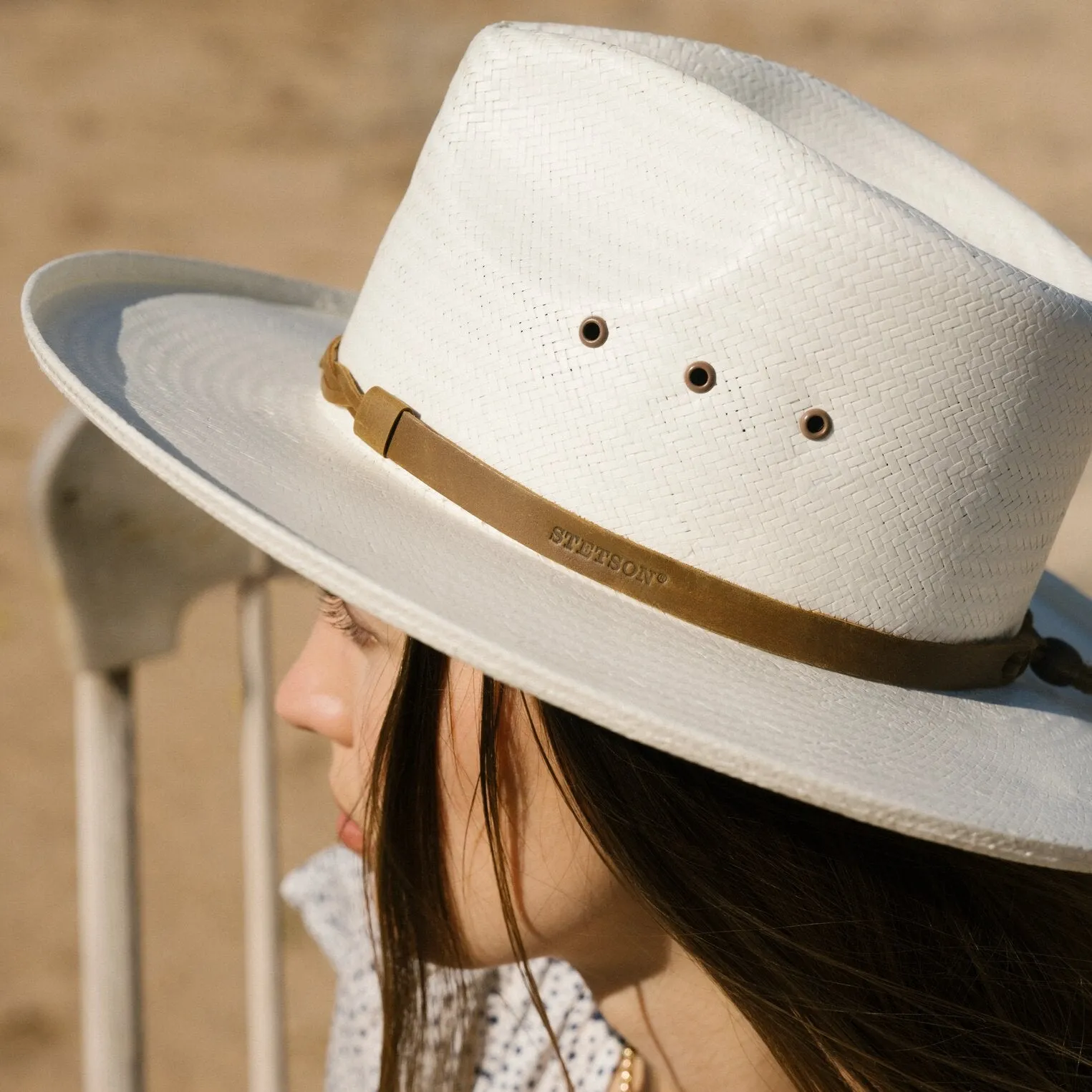 Helena Straw Fedora -STETSON