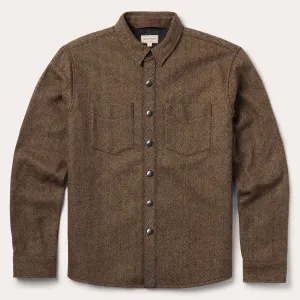 Herringbone Shirt Jacket -STETSON