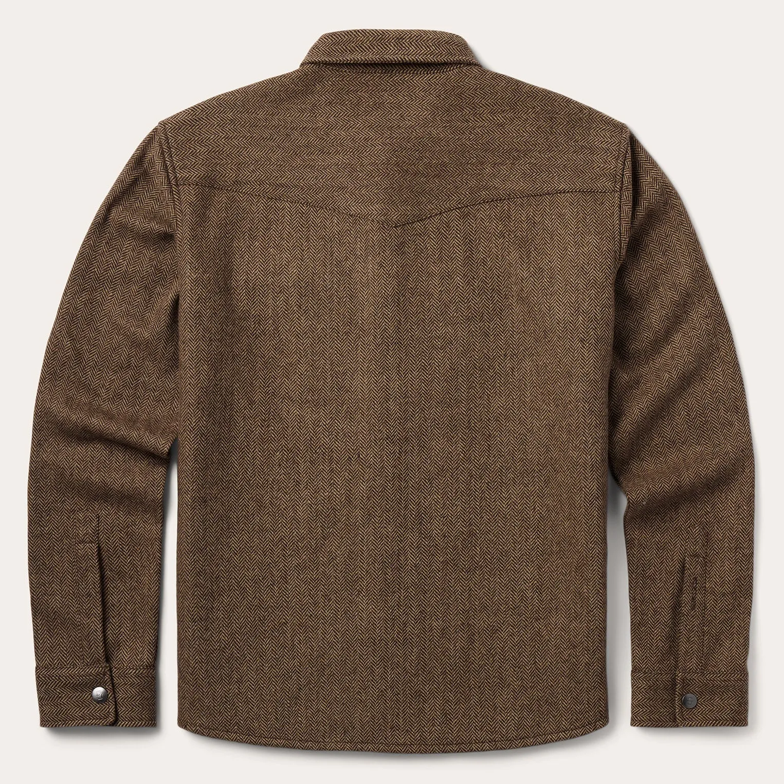 Herringbone Shirt Jacket -STETSON