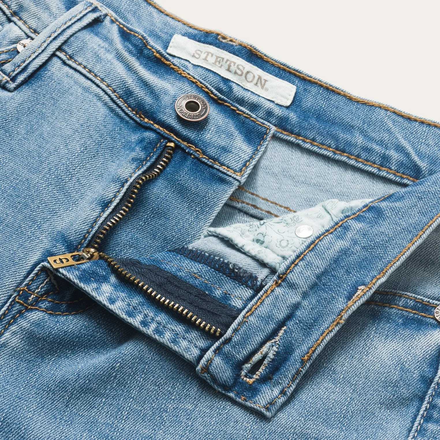 High Waist Flare Crop Jean -STETSON