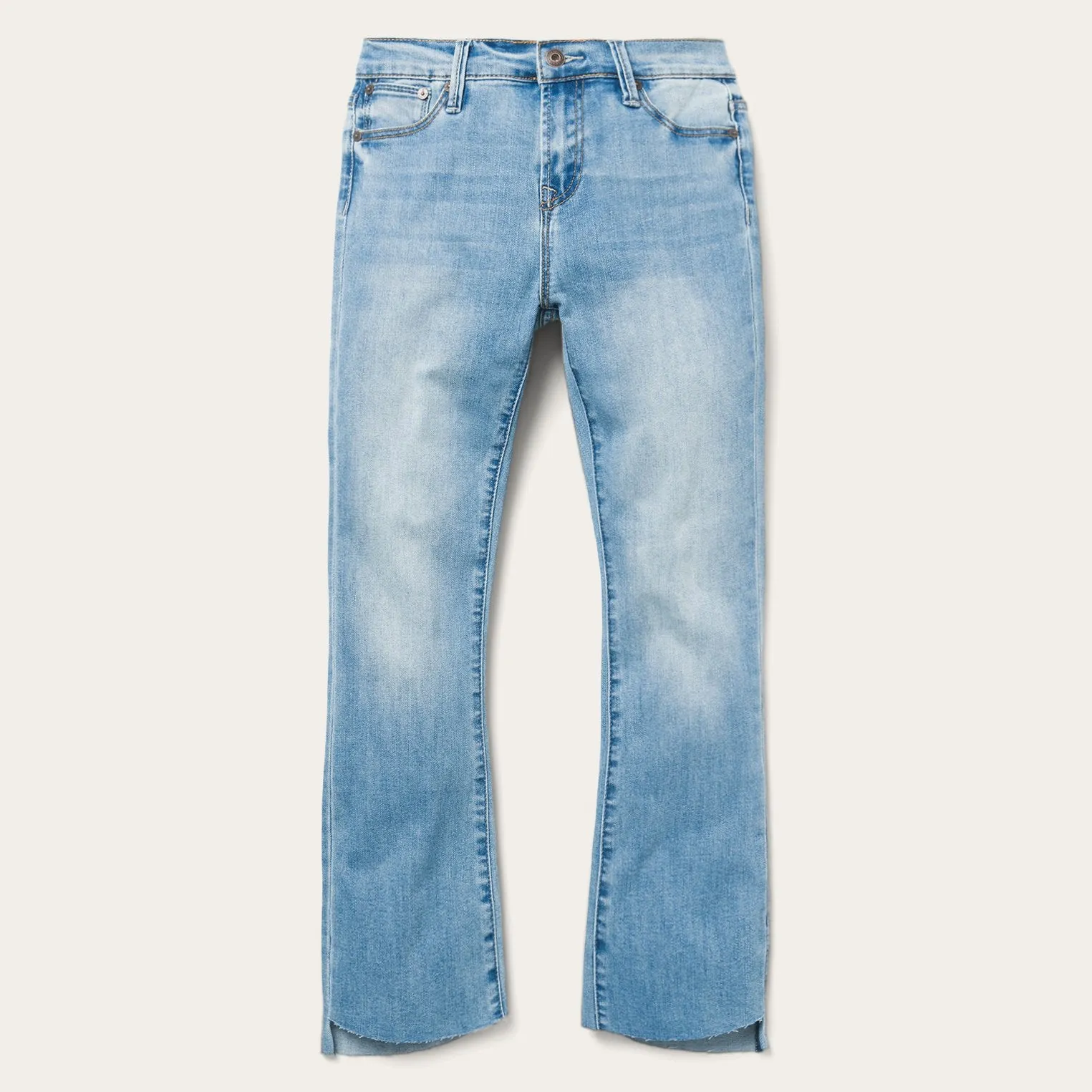 High Waist Flare Crop Jean -STETSON