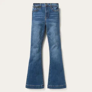 High Waist Flare Jean -STETSON