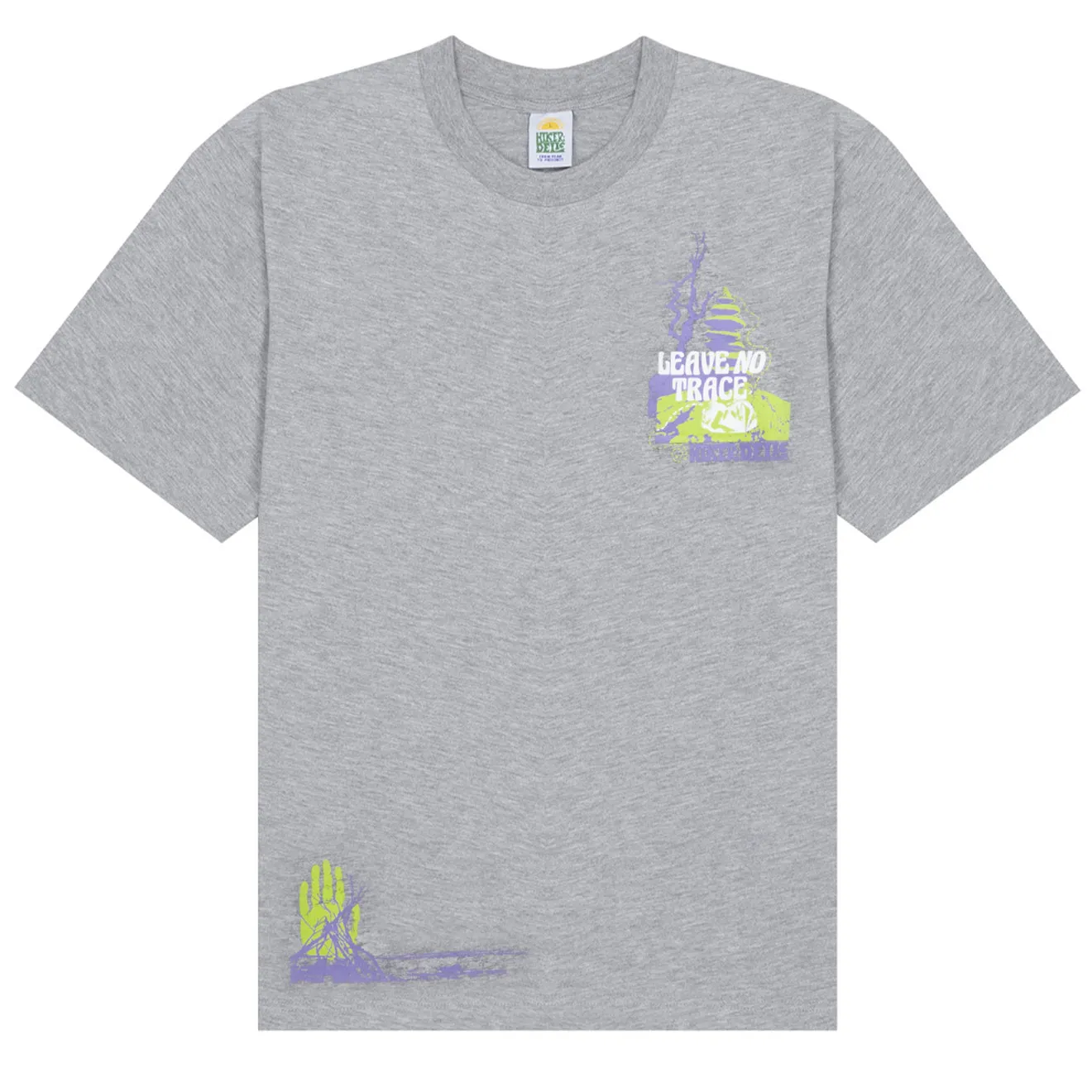 Hikerdelic No Trace SS T-Shirt Grey Marl