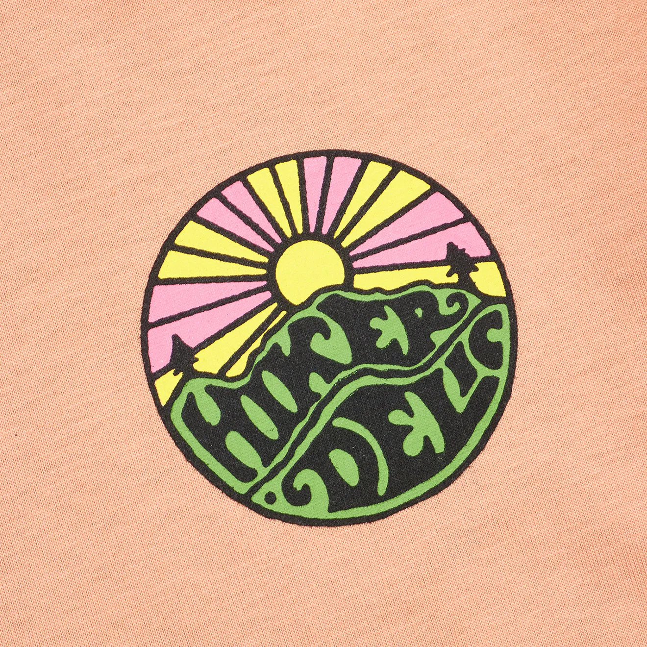 Hikerdelic Original Logo SS T-Shirt Coral