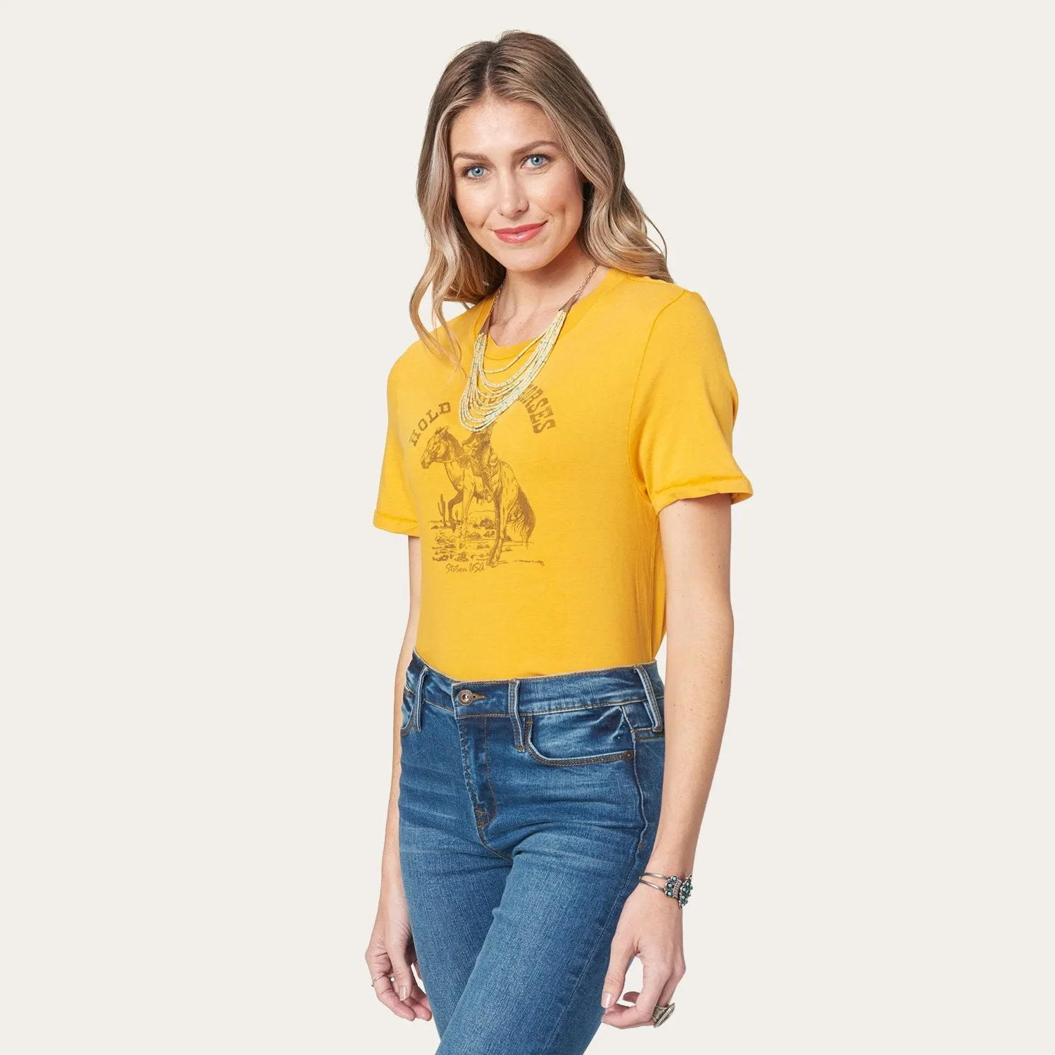 Hold Your Horses Graphic Tee -STETSON