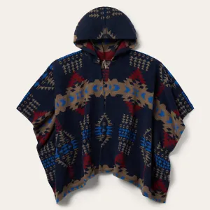 Hooded Serape Blanket Wrap -STETSON