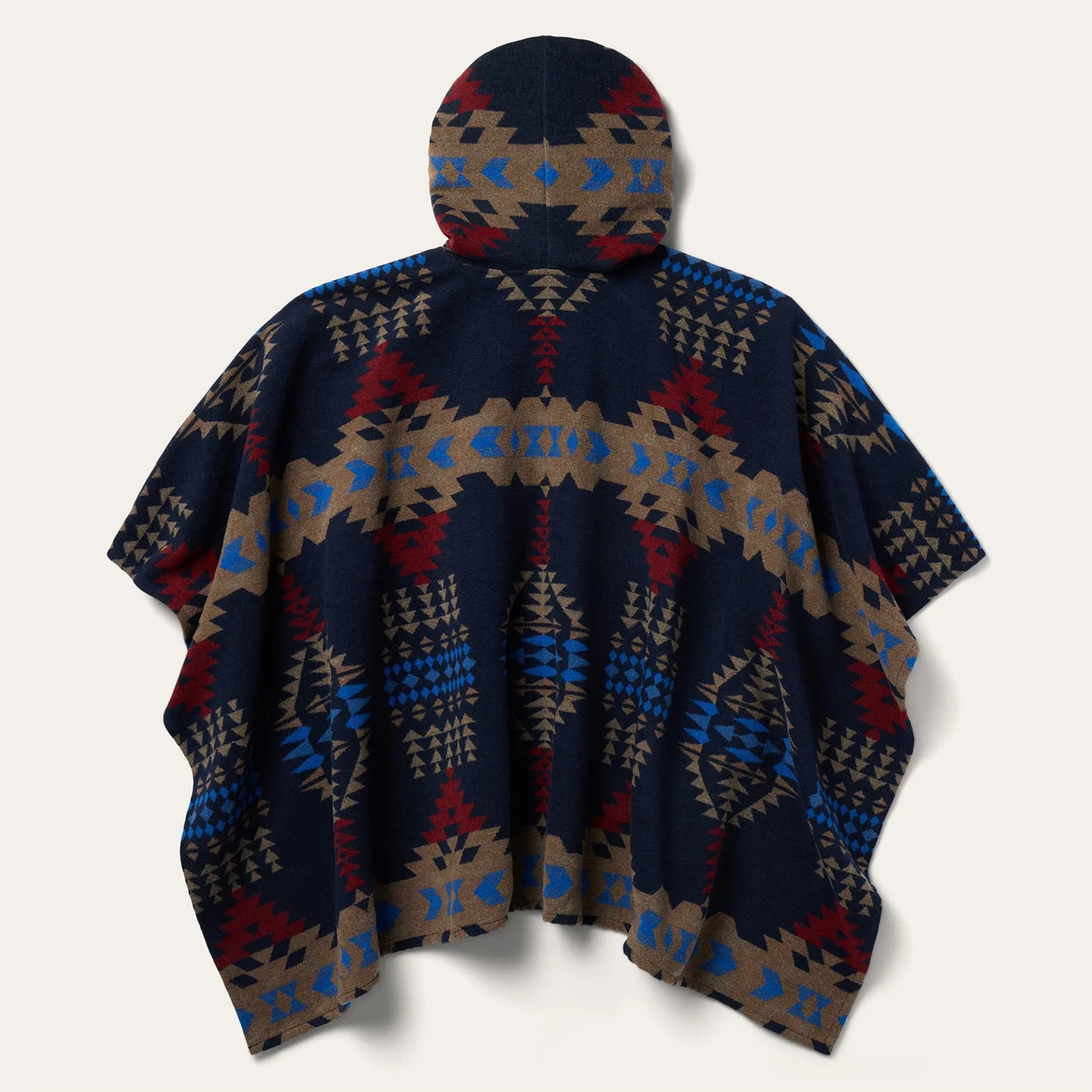 Hooded Serape Blanket Wrap -STETSON
