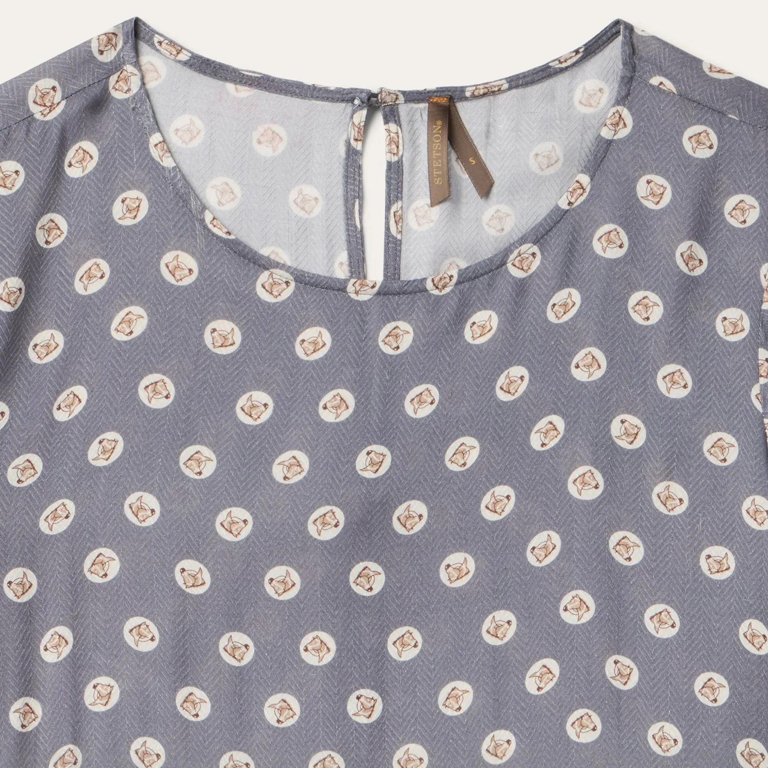 Horse Pennies Print Dress -STETSON