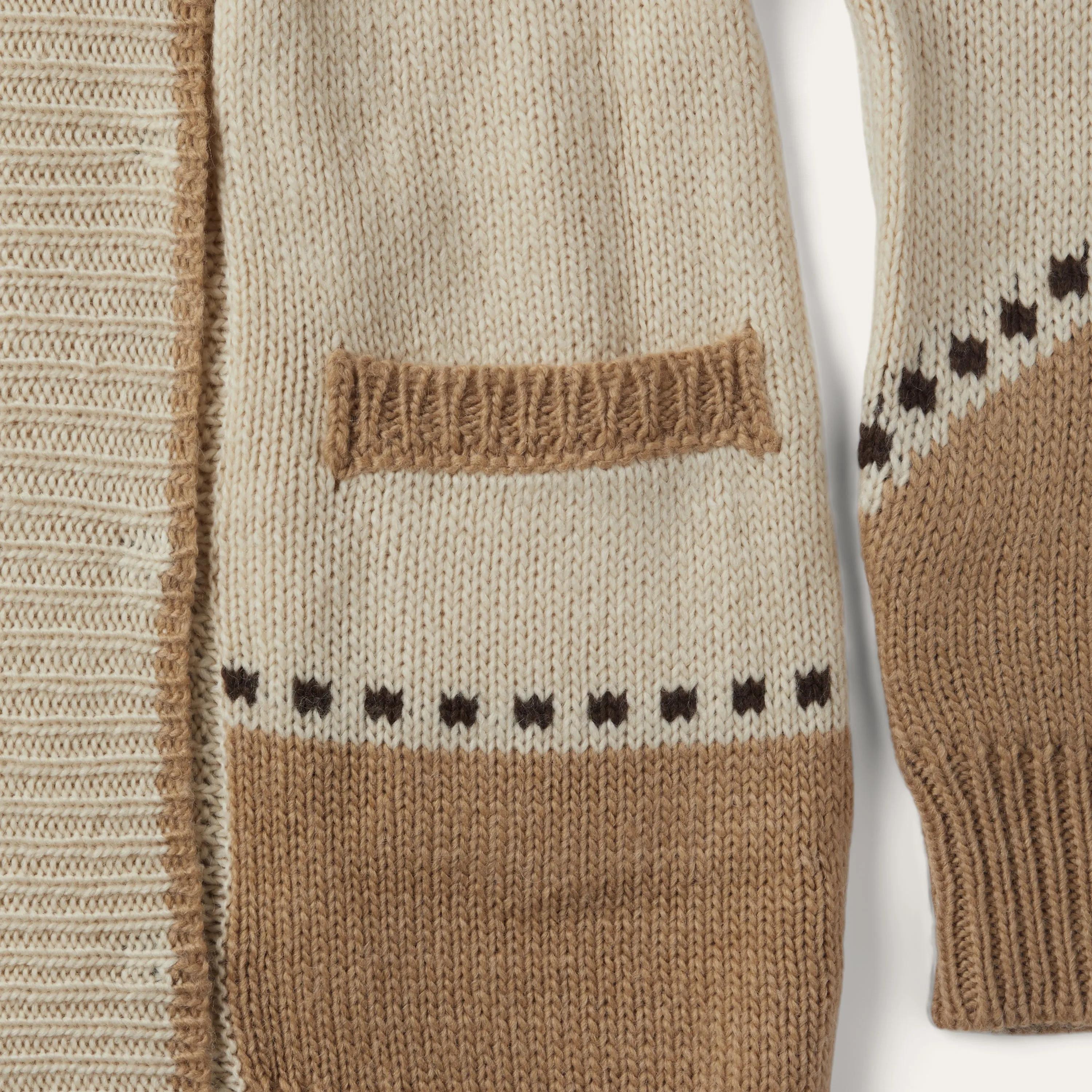 Horseshoe & Star Belted Cardigan -STETSON