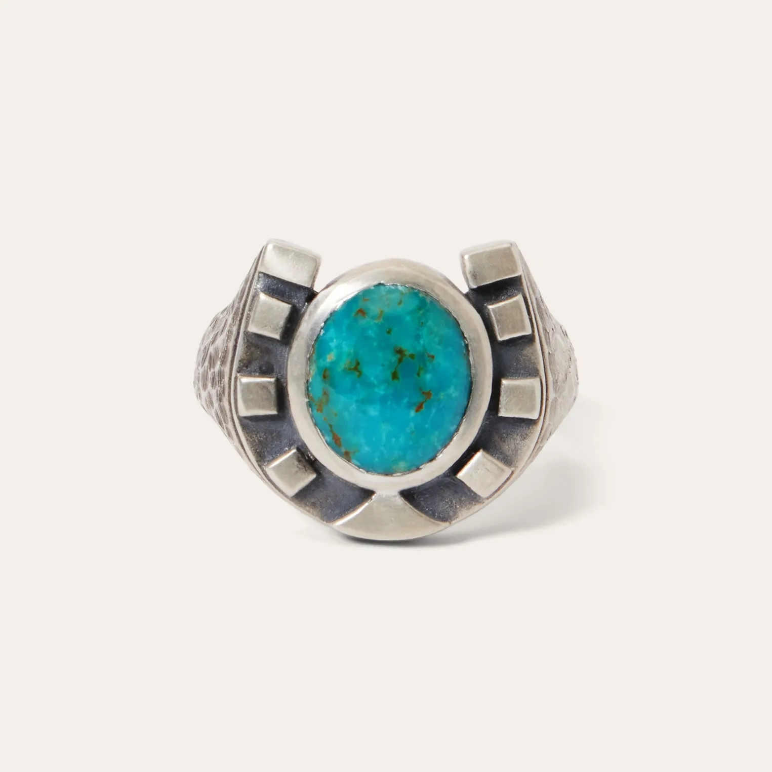 Horseshoe Ring with Turquoise -STETSON