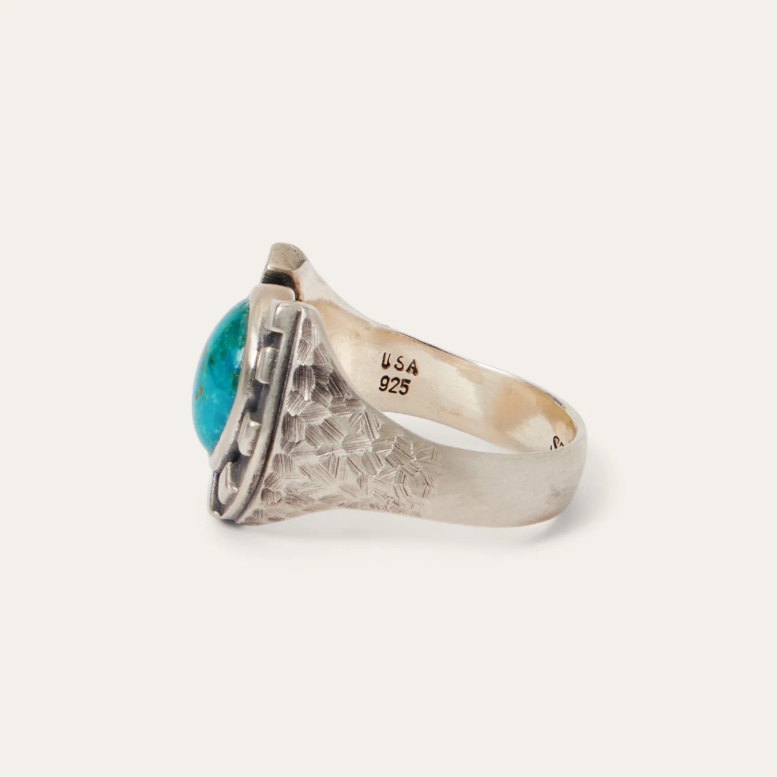 Horseshoe Ring with Turquoise -STETSON