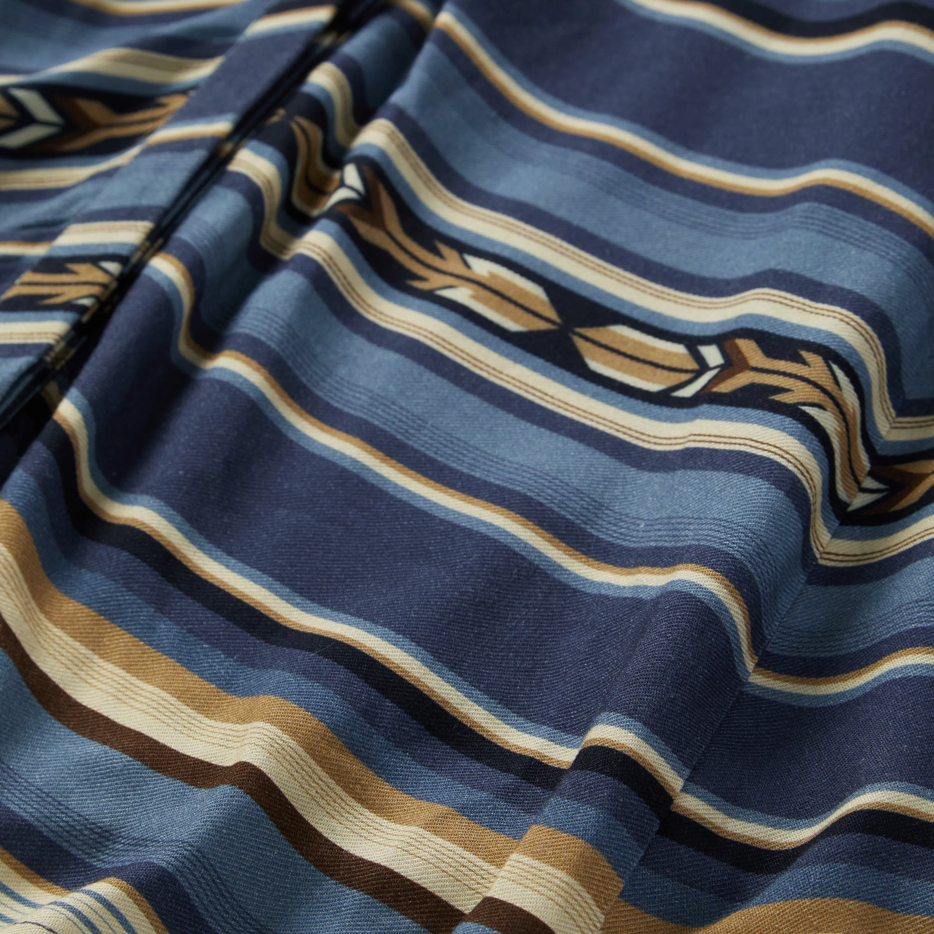 Indigo Serape Print Dress -STETSON