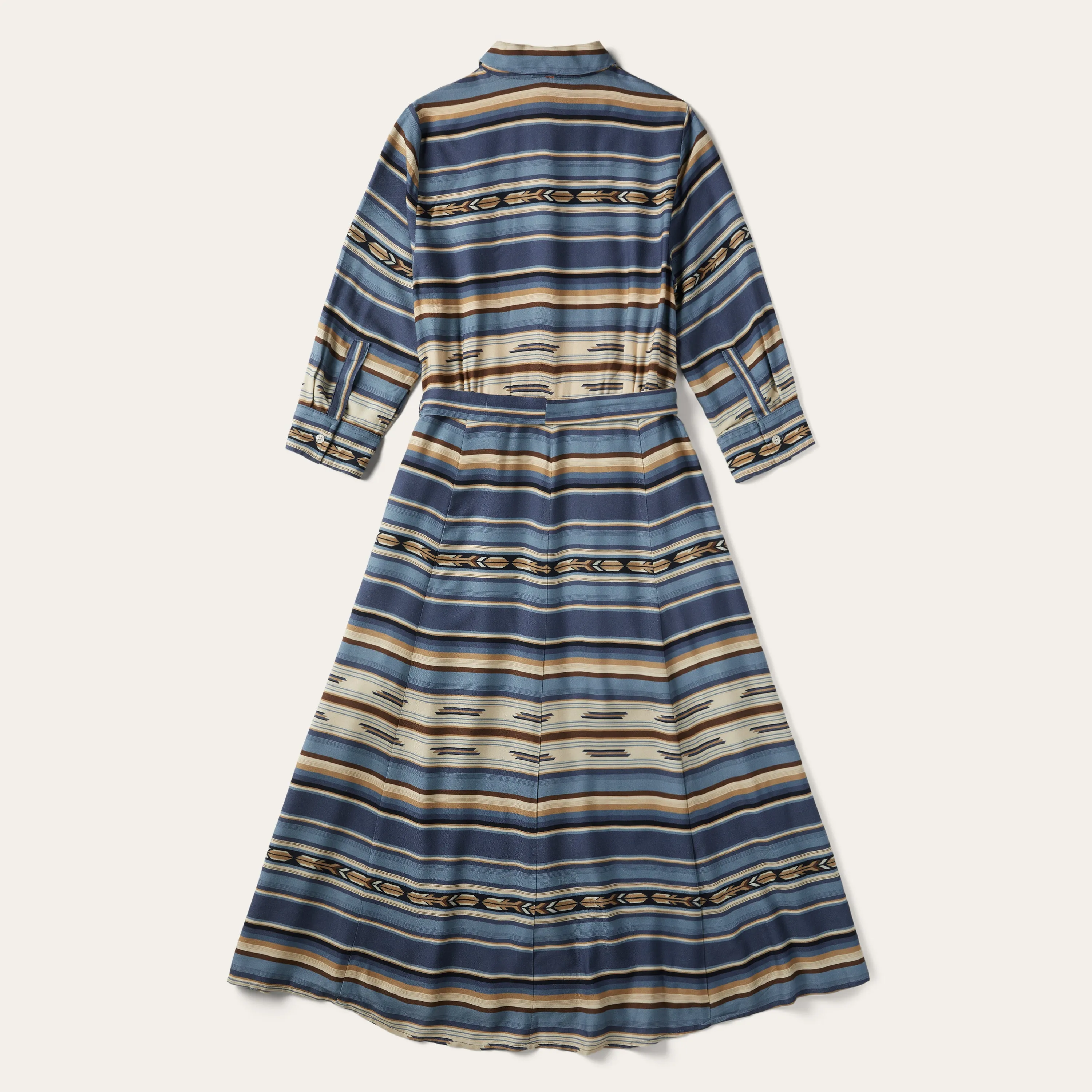 Indigo Serape Print Dress -STETSON