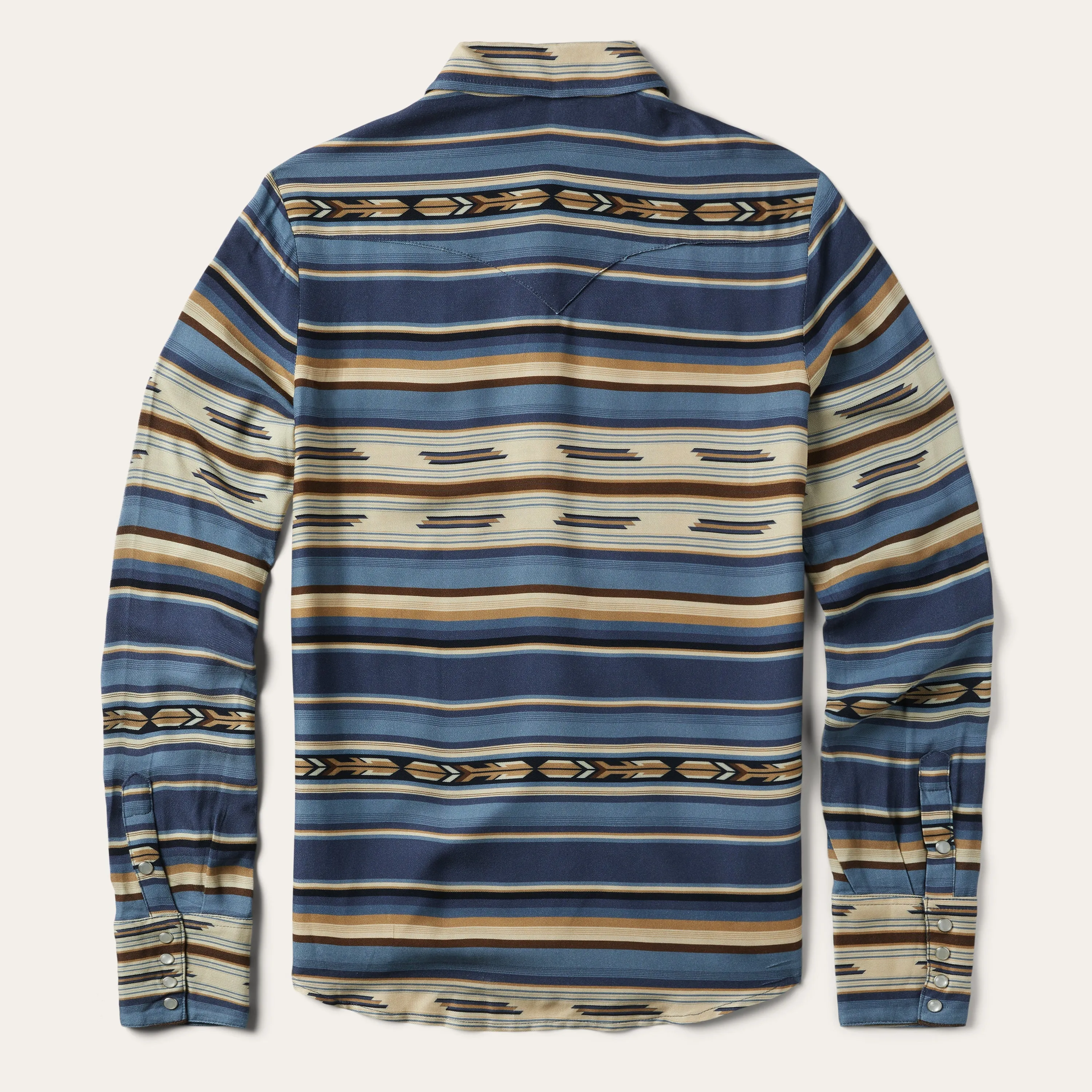 Indigo Serape Print Shirt -STETSON