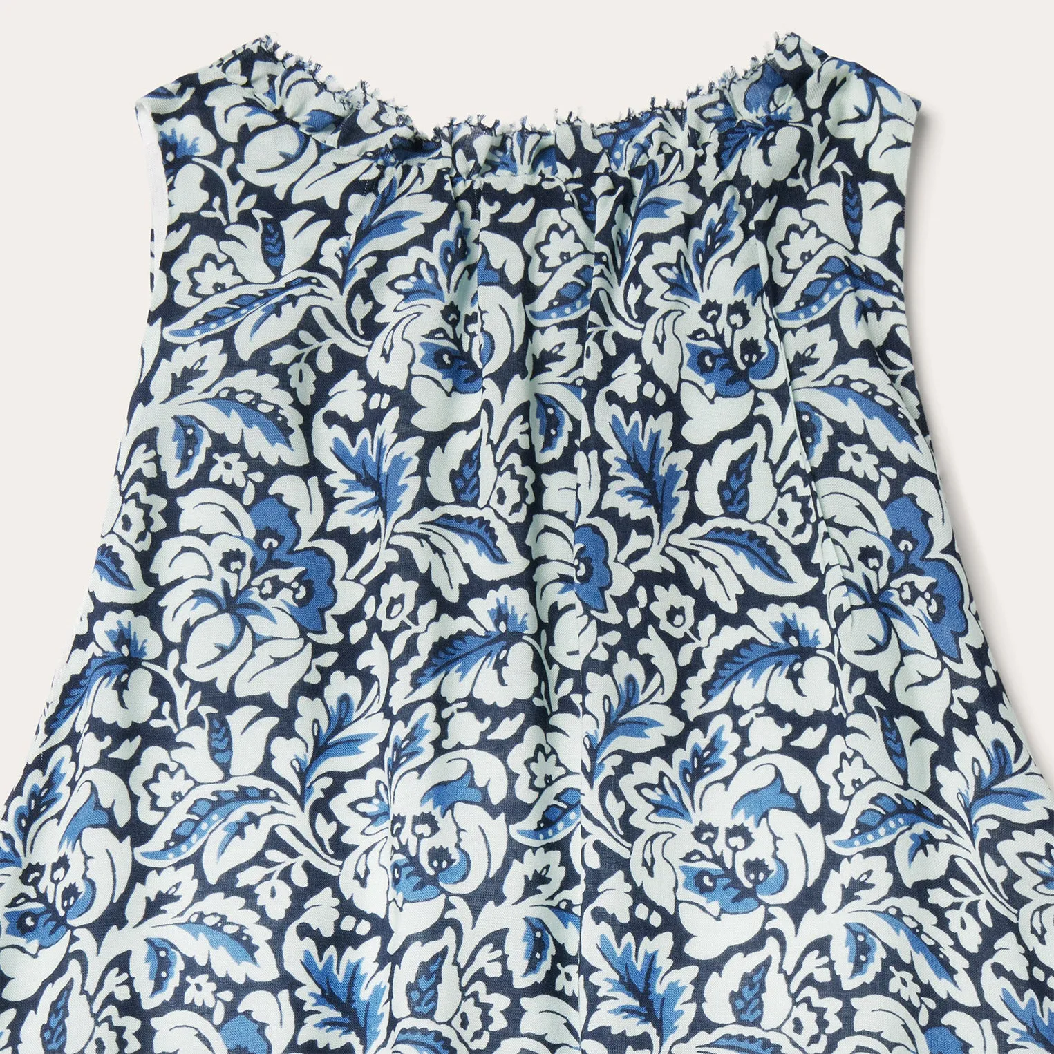 Indigo Tapestry Print Prairie Dress -STETSON