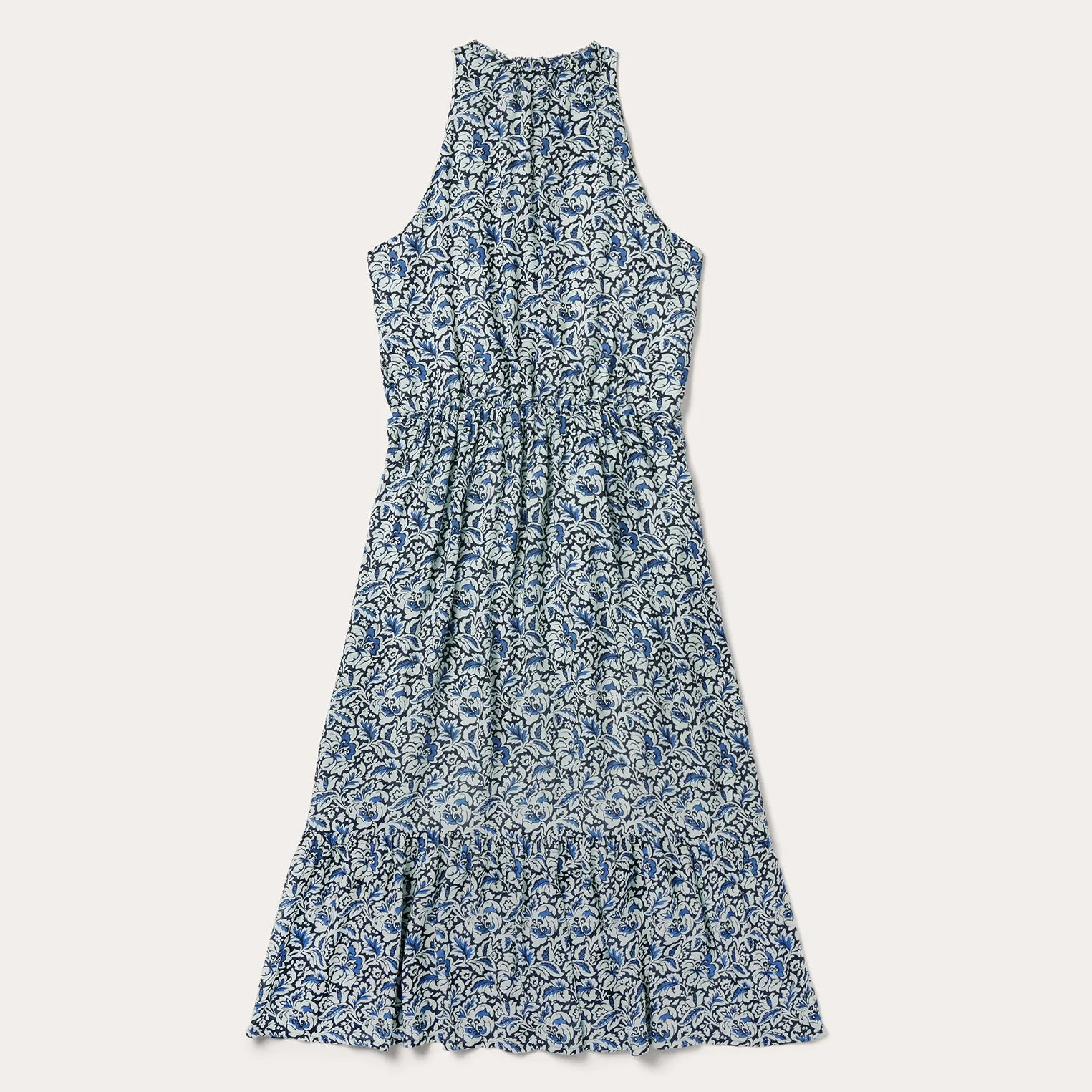 Indigo Tapestry Print Prairie Dress -STETSON