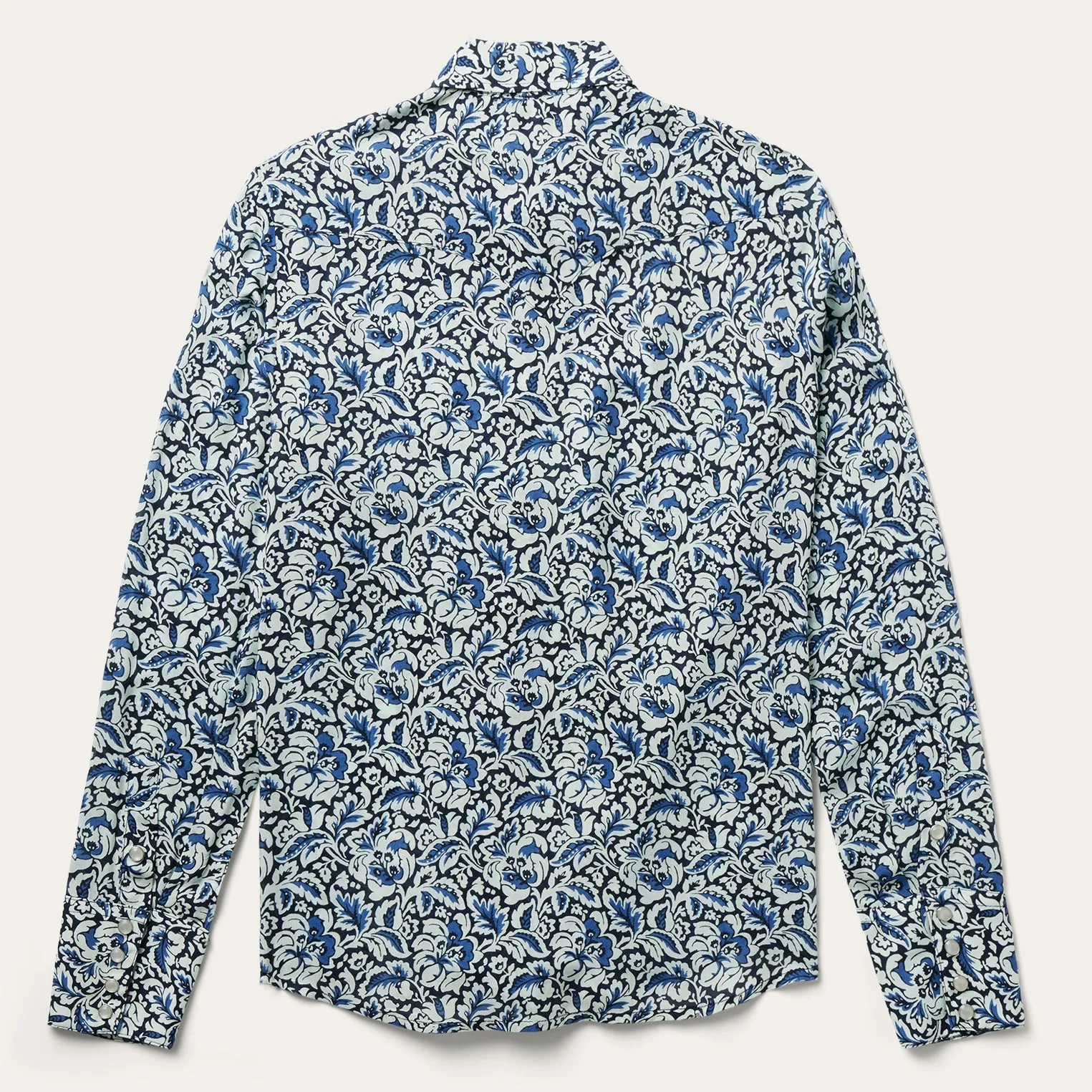Indigo Tapestry Print Shirt -STETSON