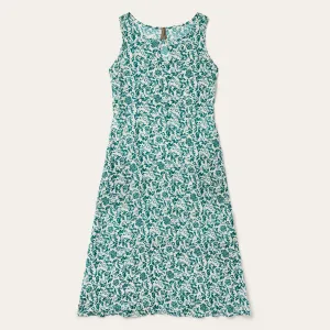 Jade Floral Print Sleeveless Dress -STETSON