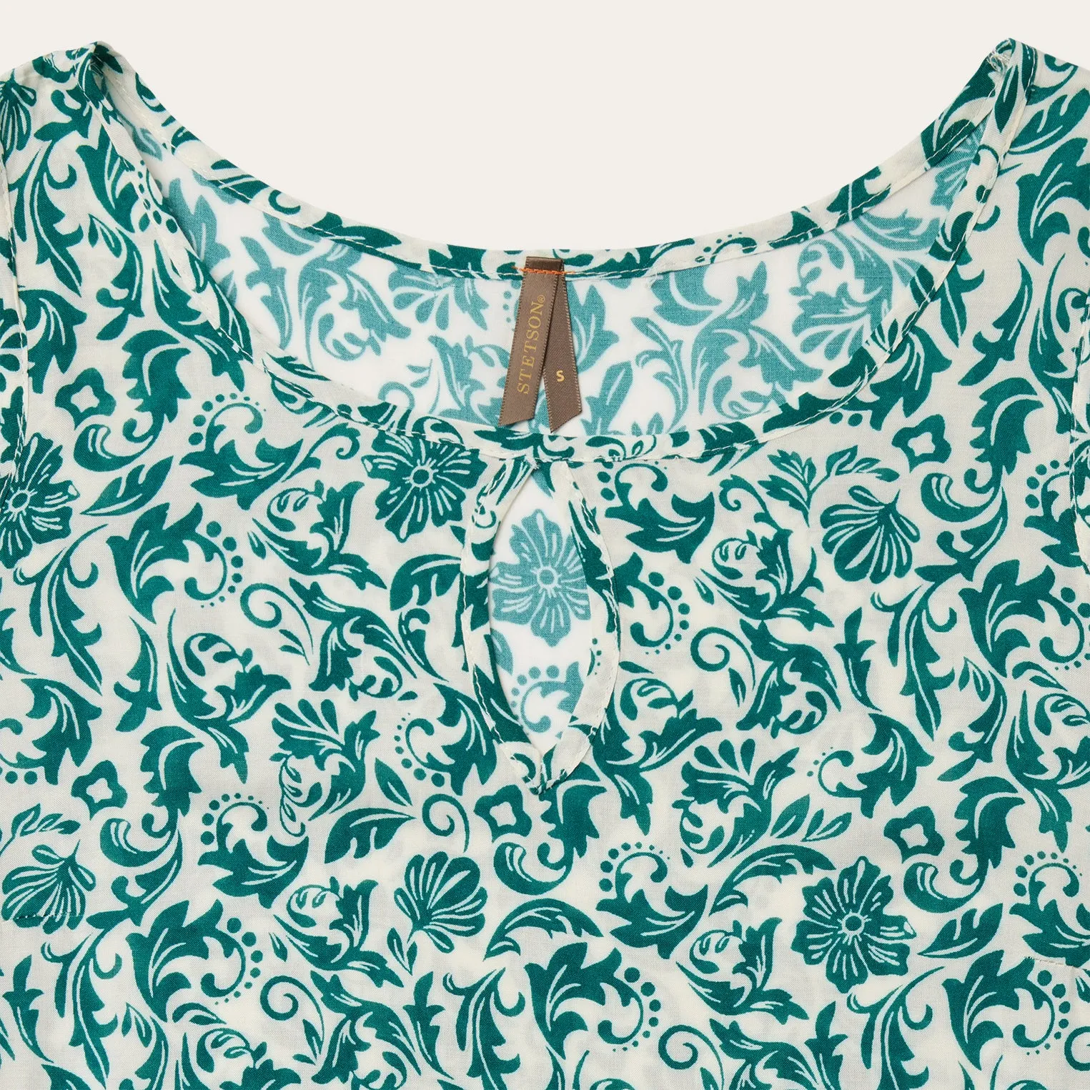 Jade Floral Print Sleeveless Dress -STETSON