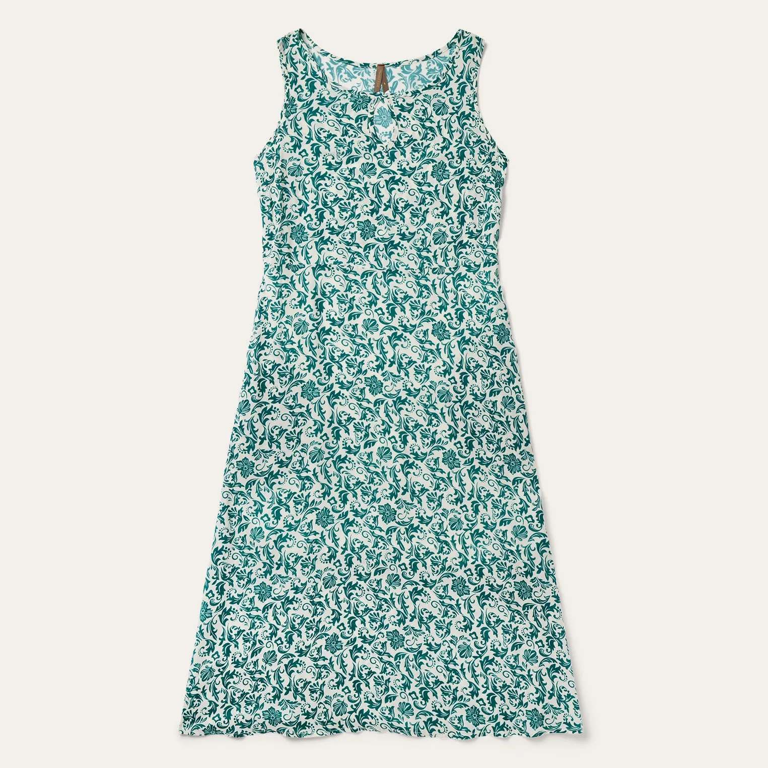 Jade Floral Print Sleeveless Dress -STETSON