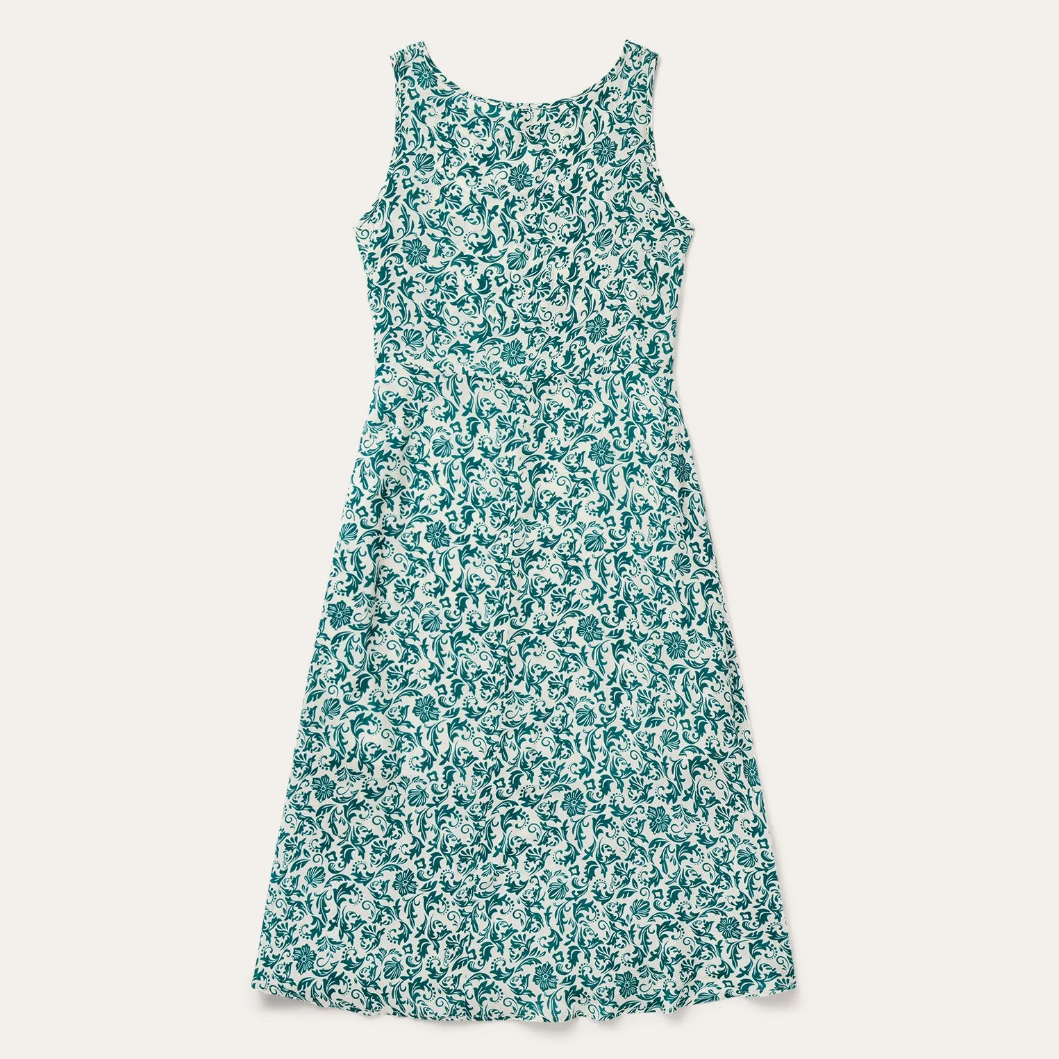 Jade Floral Print Sleeveless Dress -STETSON