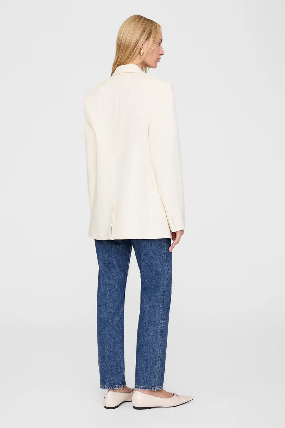 Jasmine Blazer - Cream -ANINE BING