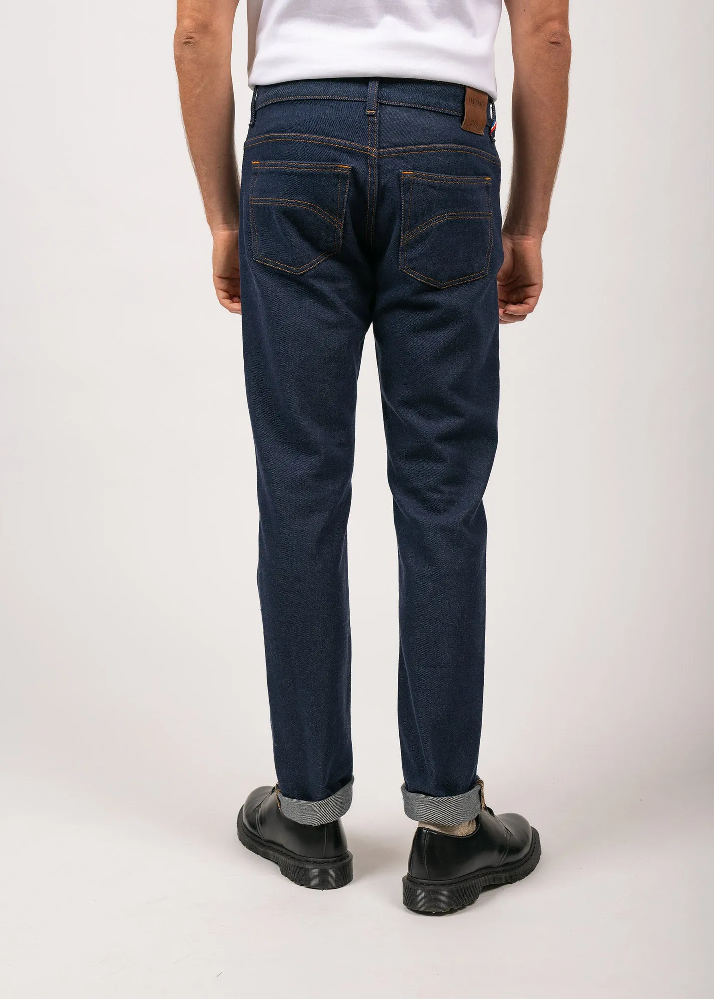 Jean droit Alphonse Mrinos - SAINT JAMES x Atelier Tuffery (MARINE)